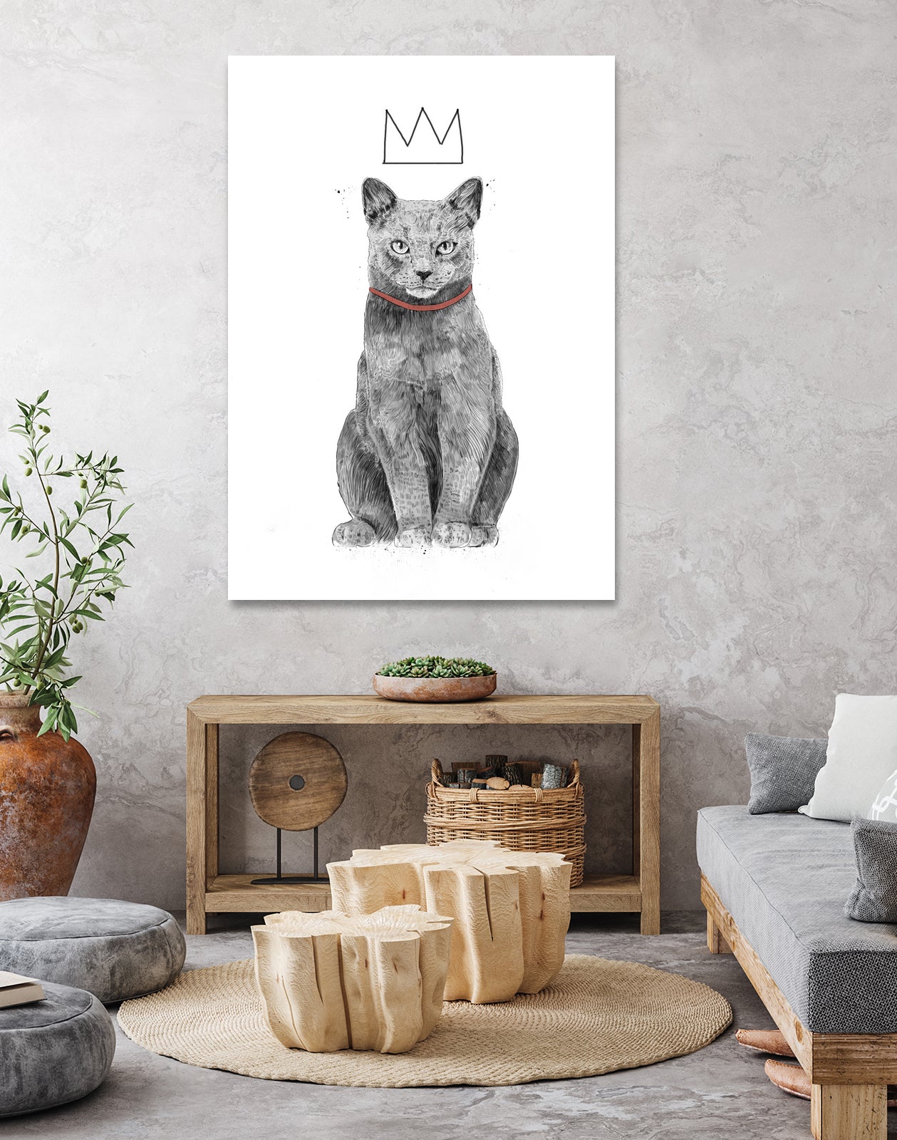 King Of Everything by Solti Balázs on GIANT ART - white digital drawing