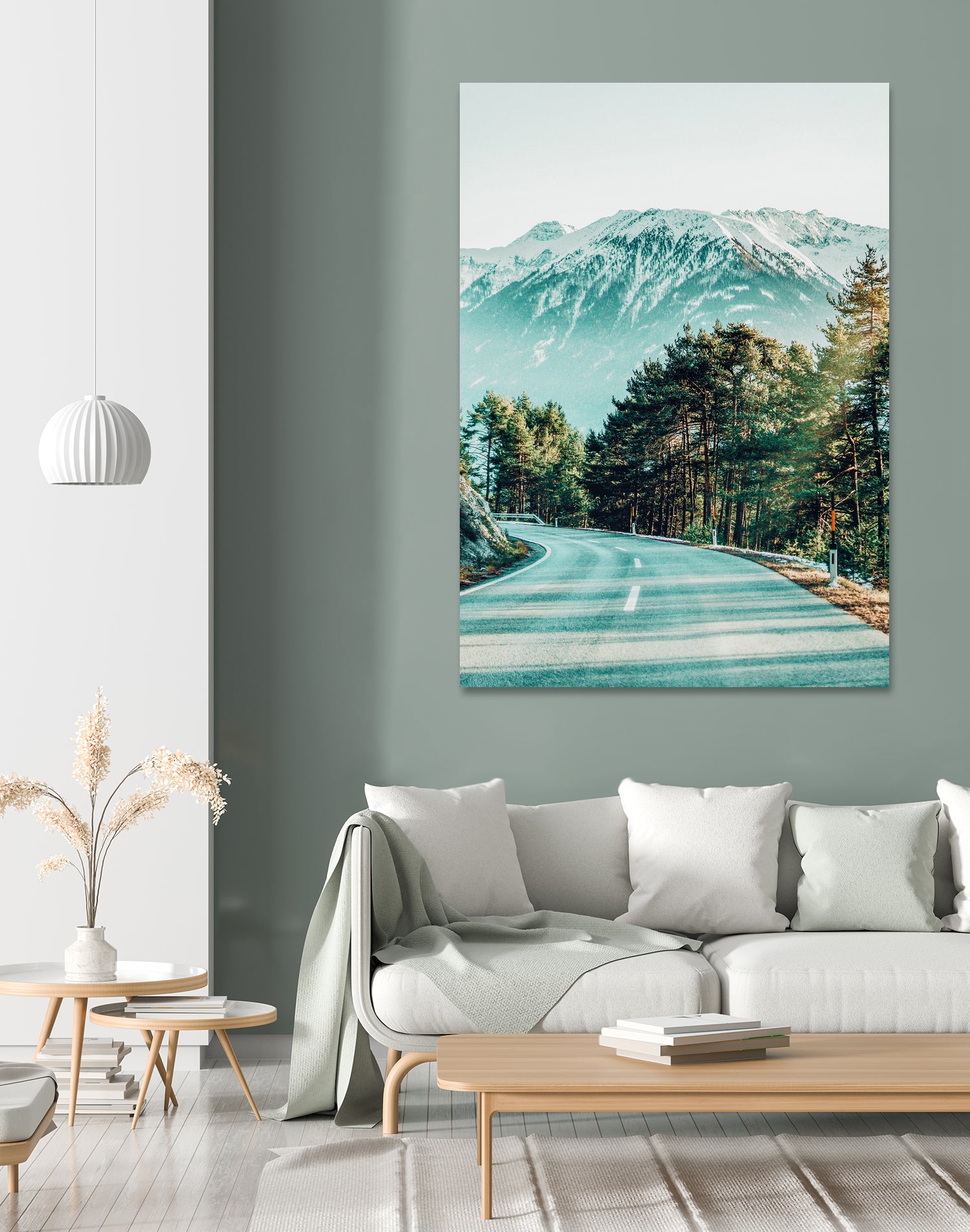 Road To Heaven by Uma Gokhale on GIANT ART - blue photo illustration