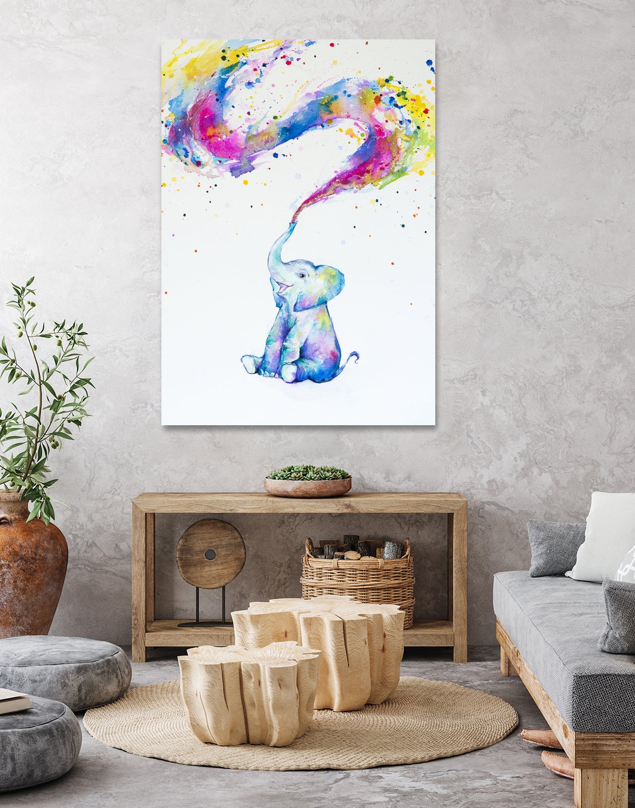 Spring by Marc Allante on GIANT ART - blue photo illustration