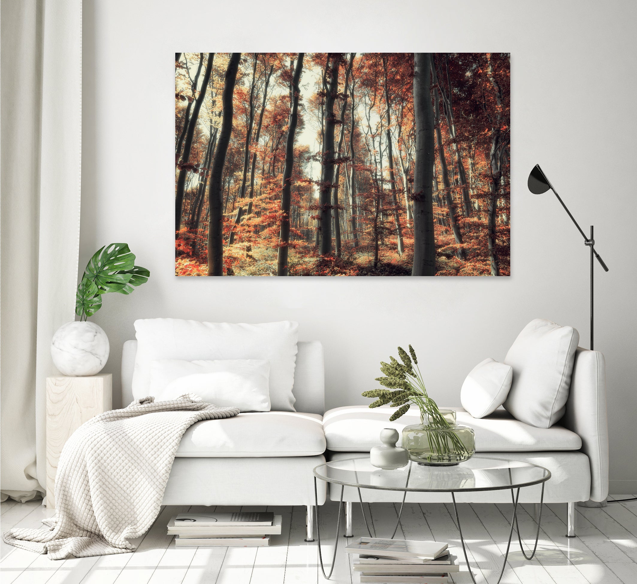 Fall in the woods by Pascal Deckarm on GIANT ART - orange photo manipulation