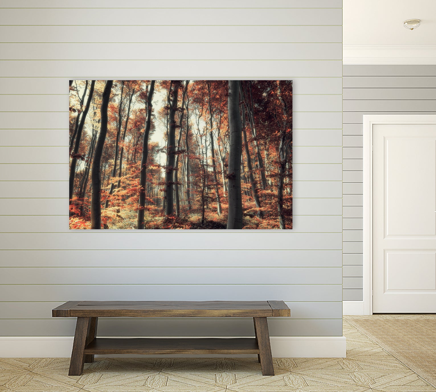 Fall in the woods by Pascal Deckarm on GIANT ART - orange photo manipulation