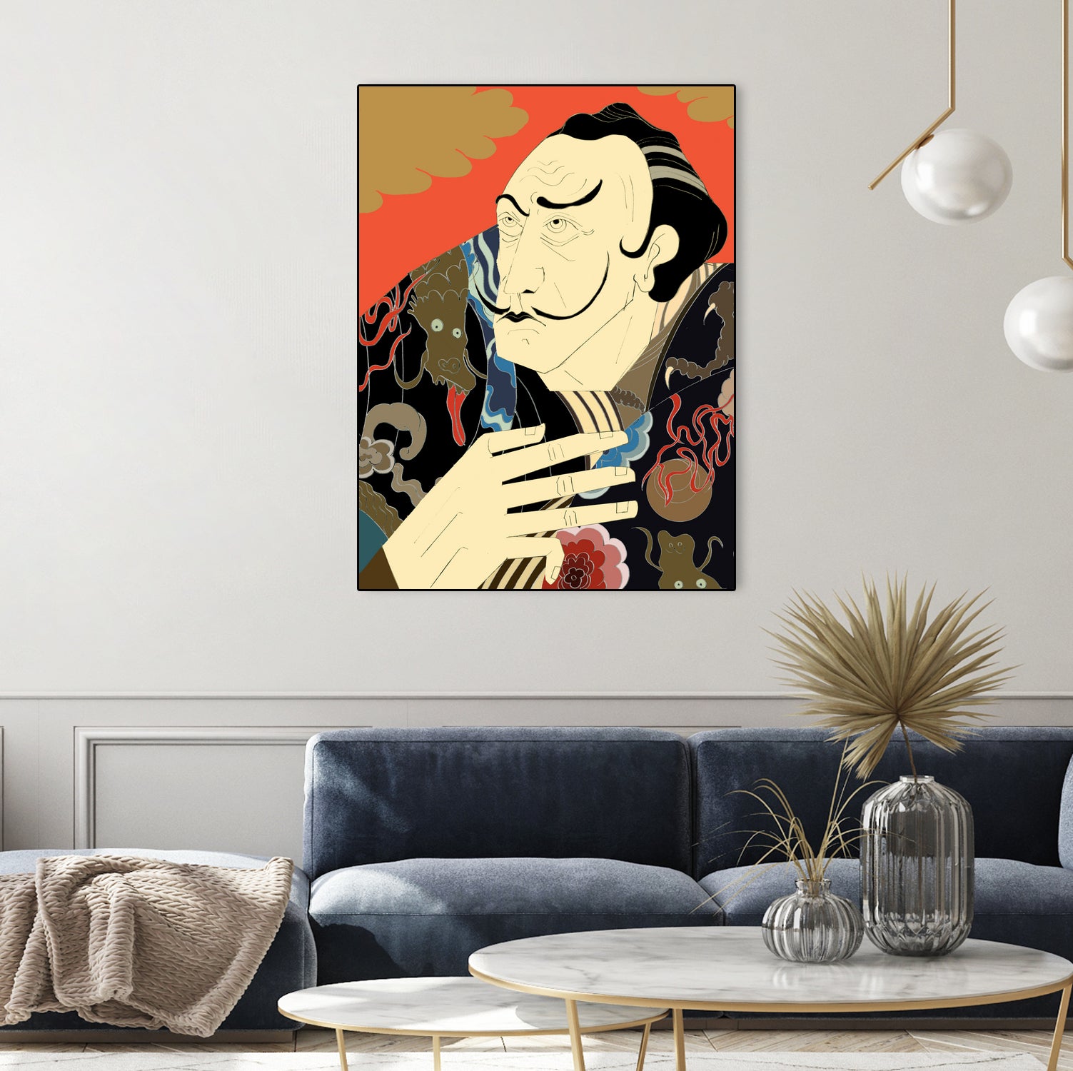 * “Japonica” / Salvador Dali by Kazuhiro Ishihara on GIANT ART - red photo illustration