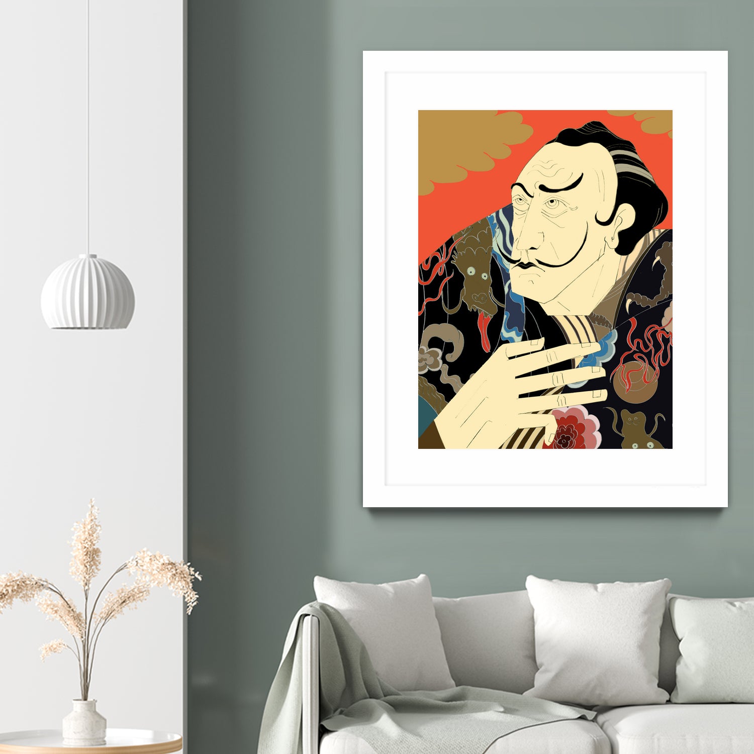 * “Japonica” / Salvador Dali by Kazuhiro Ishihara on GIANT ART - red photo illustration