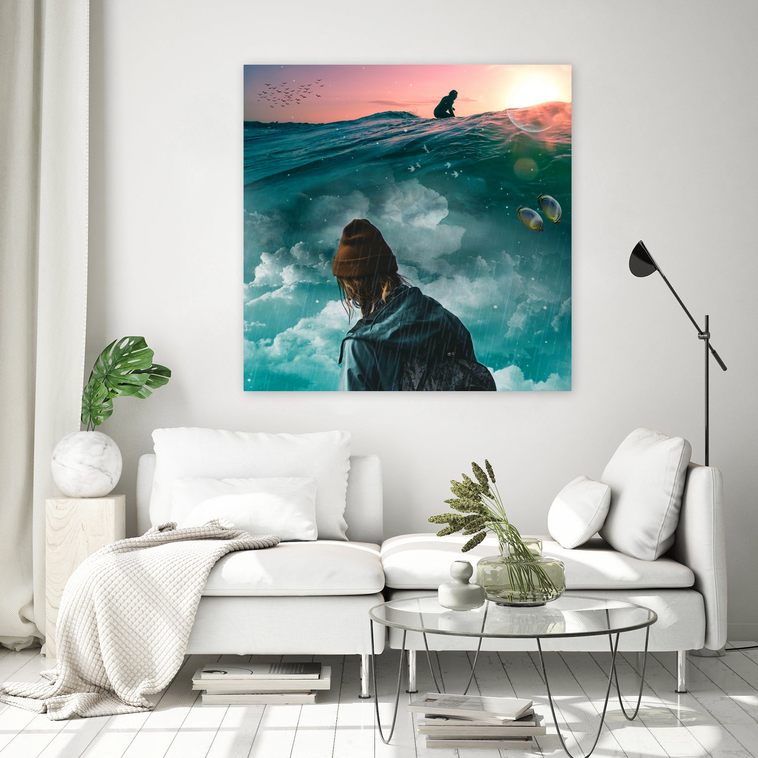 Extreme Melancholy by GEN Z by Rigaud Mickaël on GIANT ART - green photo illustration