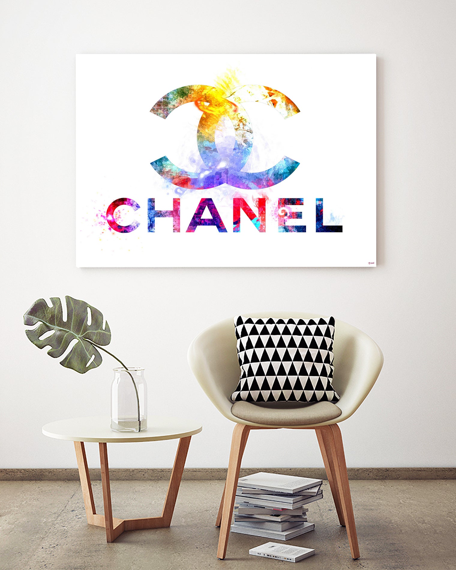 Chanel by Daniel Janda on GIANT ART - pink mixed media