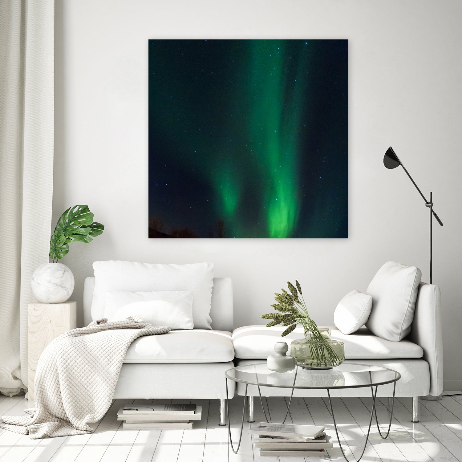 Under The Lights by Dominika Aniola on GIANT ART - green photo illustration