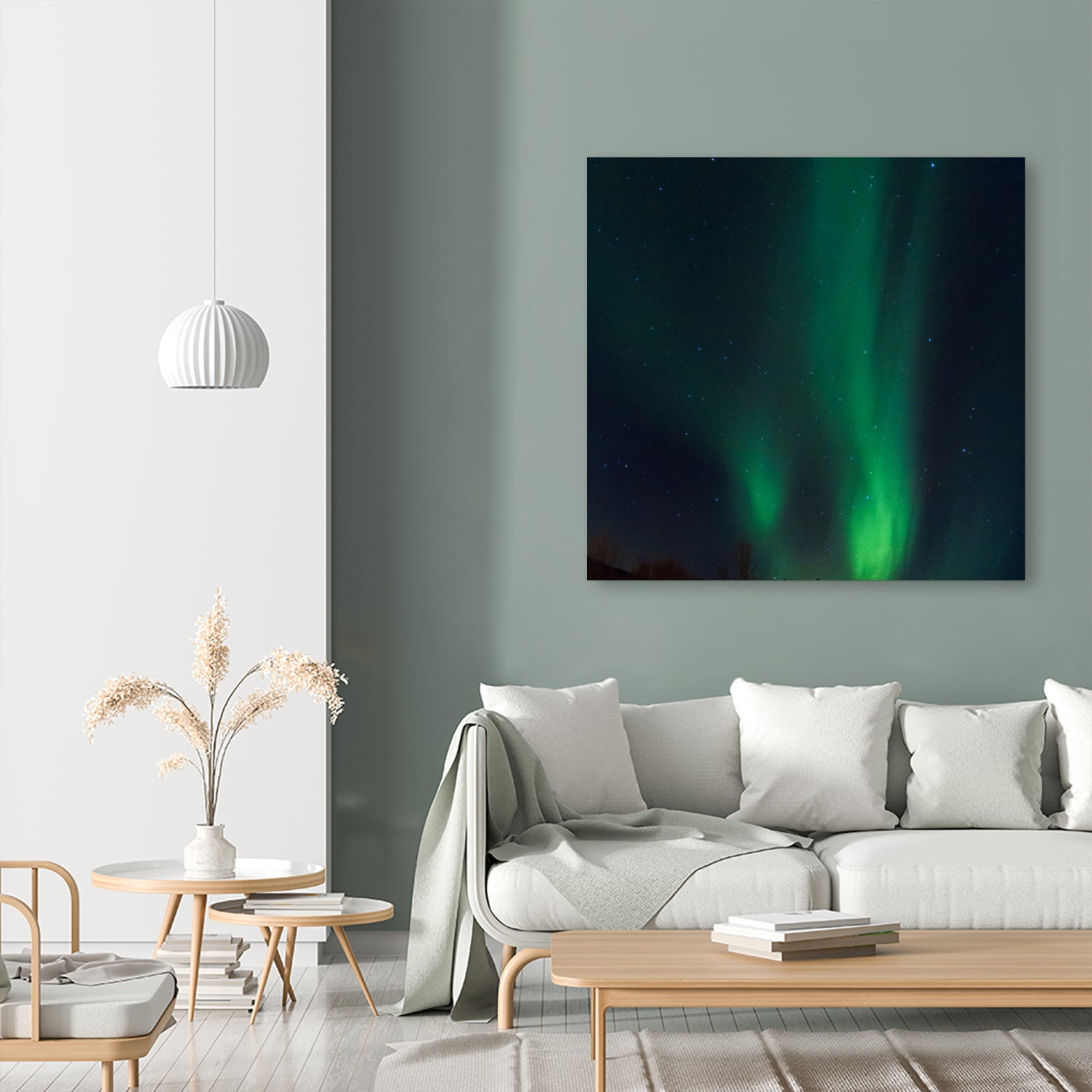 Under The Lights by Dominika Aniola on GIANT ART - green photo illustration