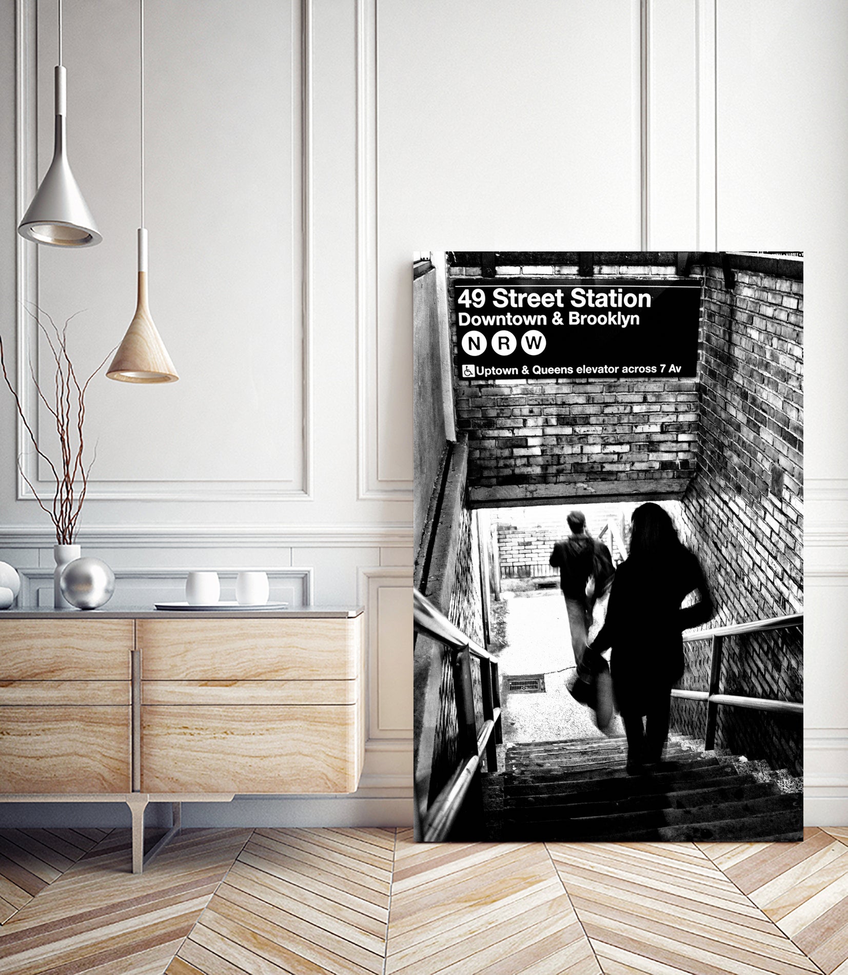 Subway Shadows by Karol Livote on GIANT ART - black photo manipulation