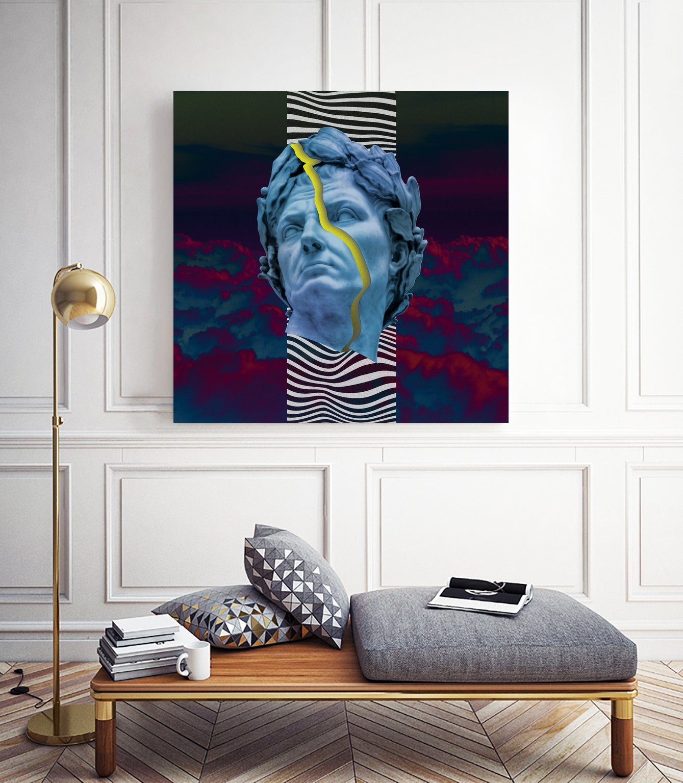 Julius Caesar by Serena Seli on GIANT ART - white photo manipulation