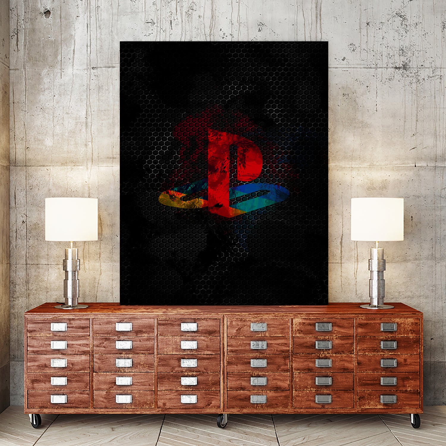 PlayStation dark splatter by Jurijs Permanickis on GIANT ART - black digital painting