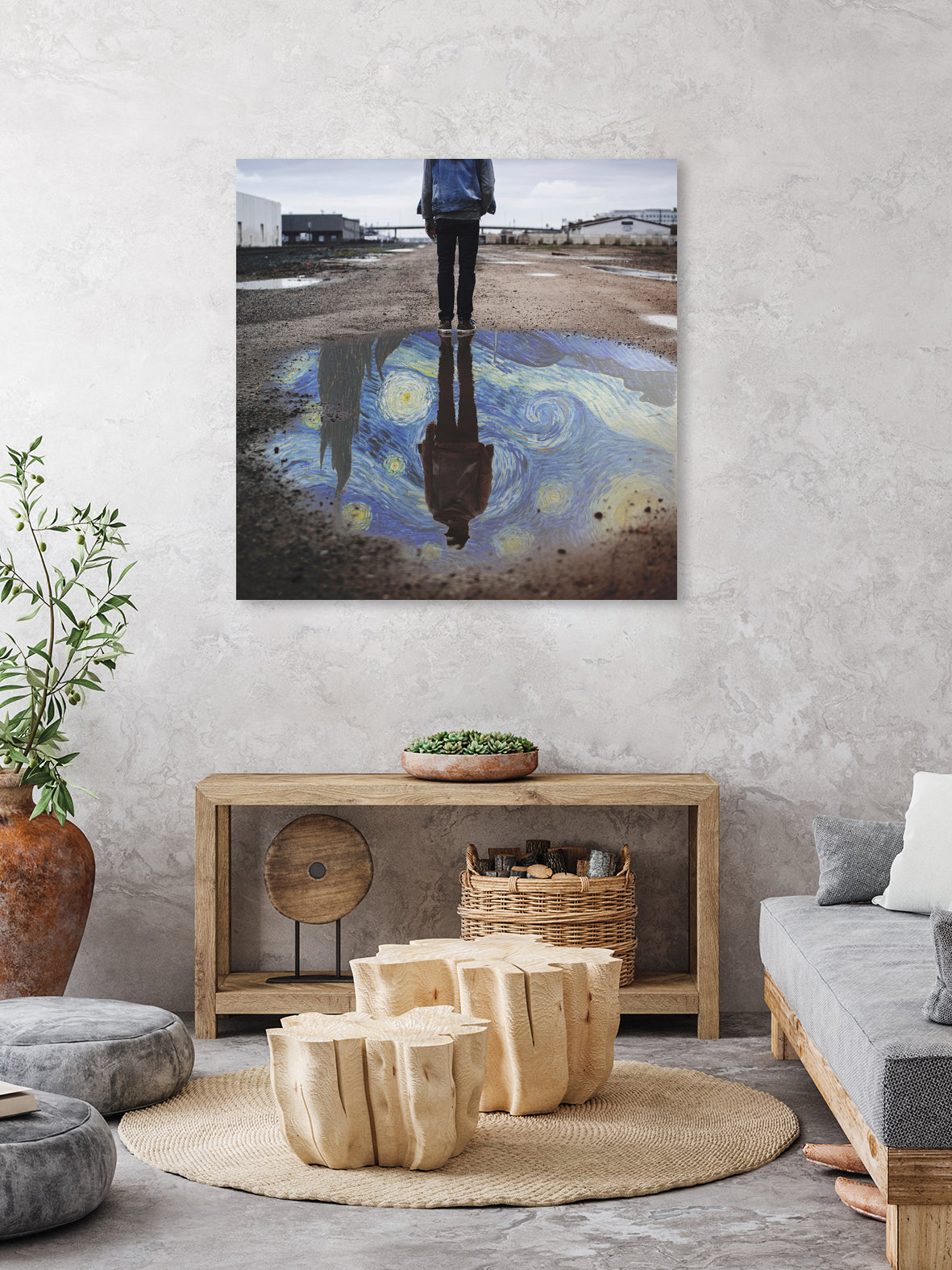 Art is an Illusion by Mehmet Geren on GIANT ART - blue photo manipulation