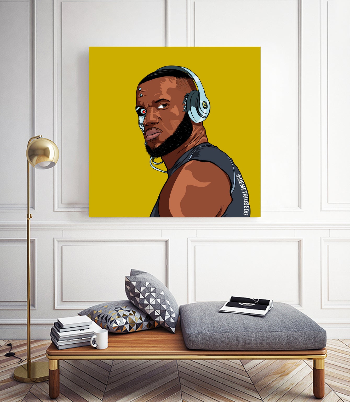 lebronjames by Ed Demetrius on GIANT ART - black digital drawing