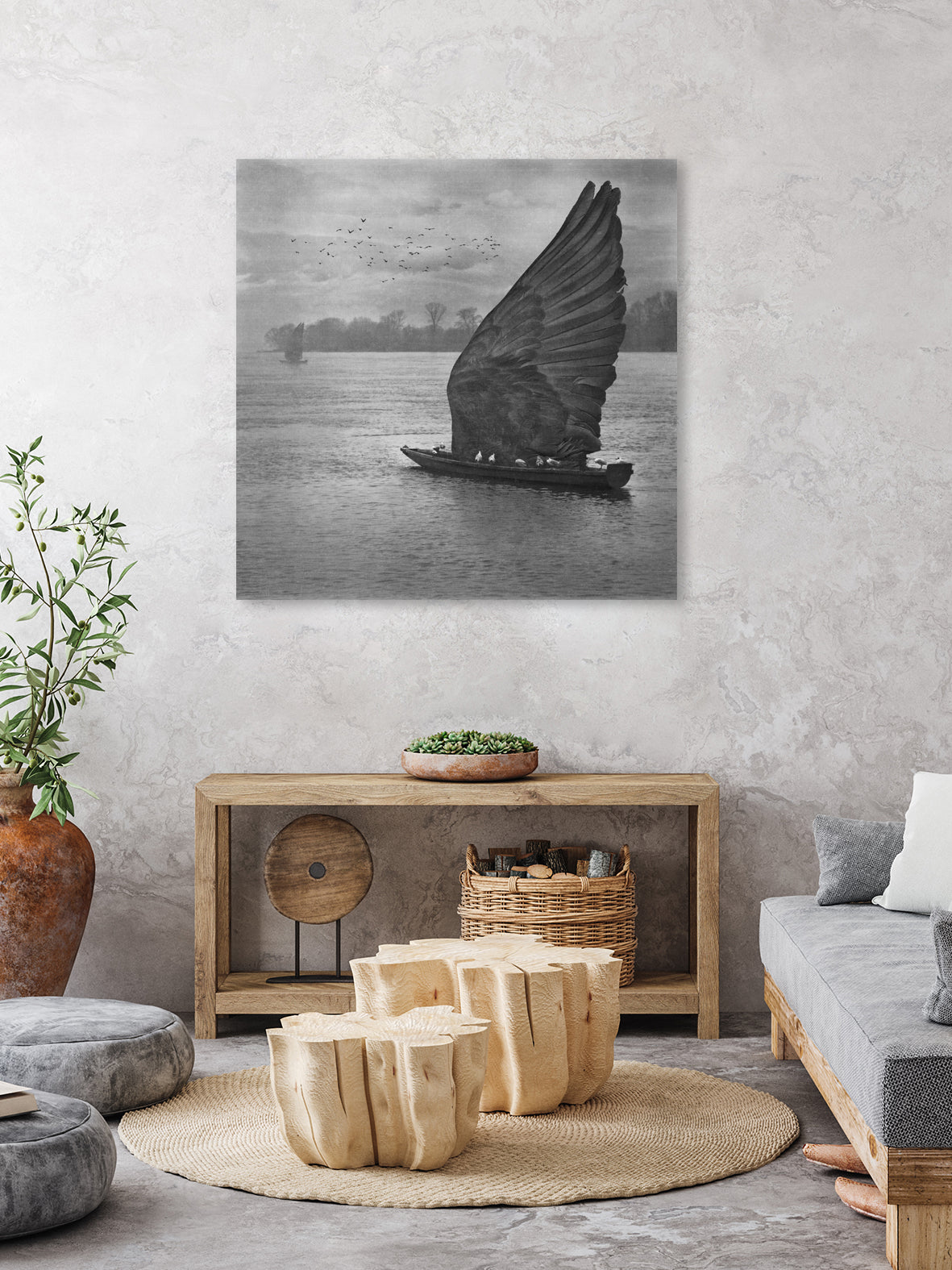 Fregata by Dariusz Klimczak on GIANT ART - gray photo illustration