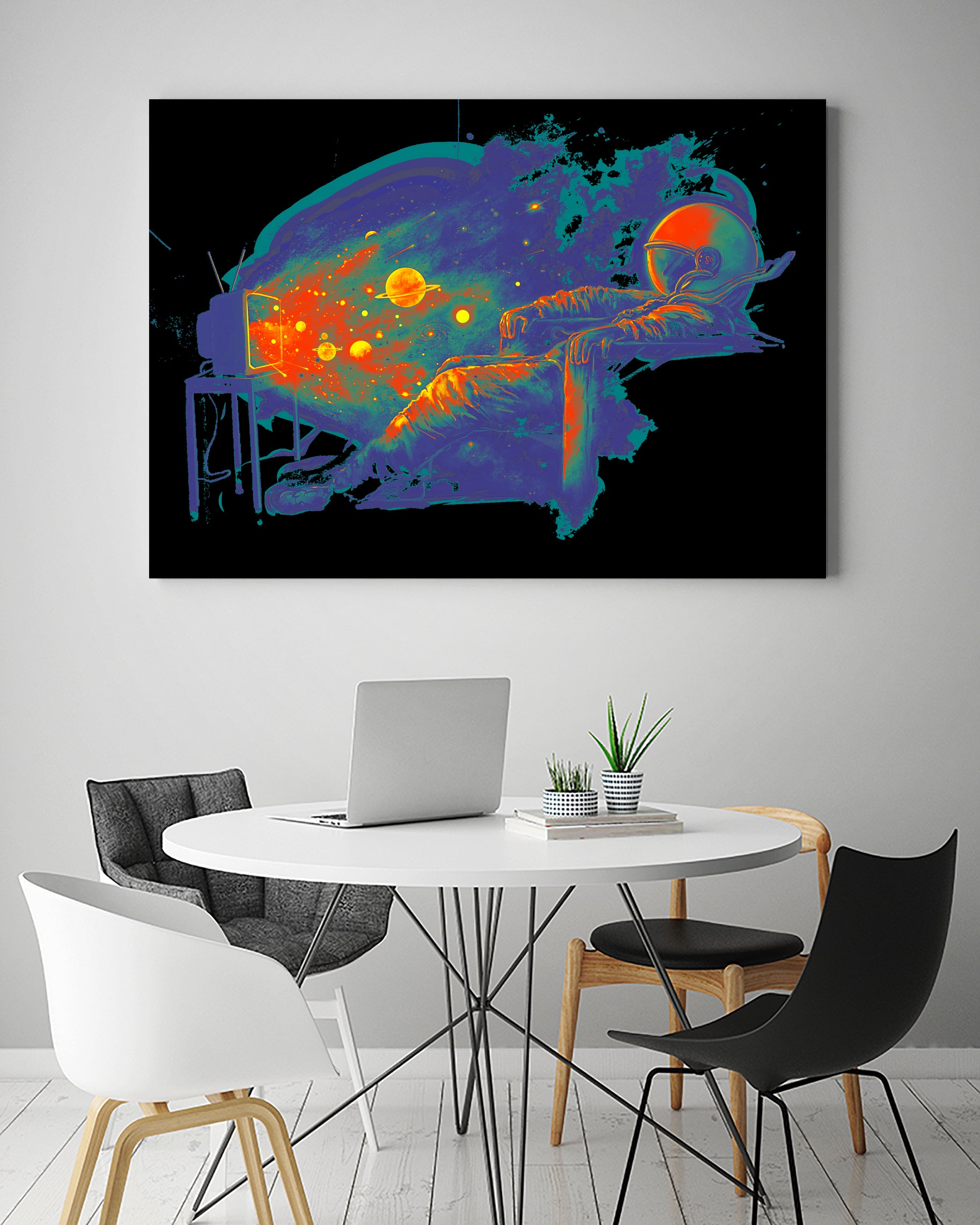 Cosmic Channel by Francis Mi Oza on GIANT ART - black digital painting