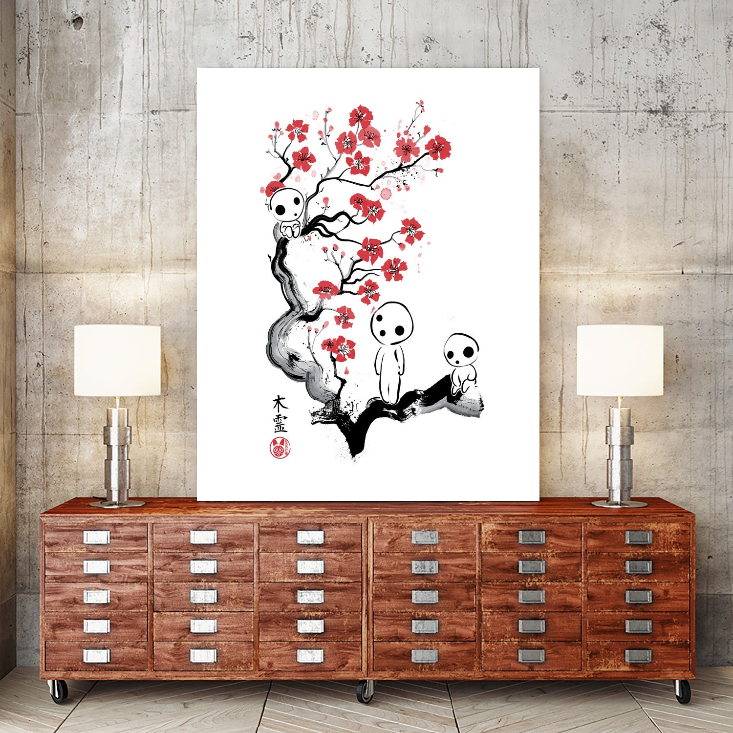 Little forest spirits by Antonio Camarena on GIANT ART - white digital painting