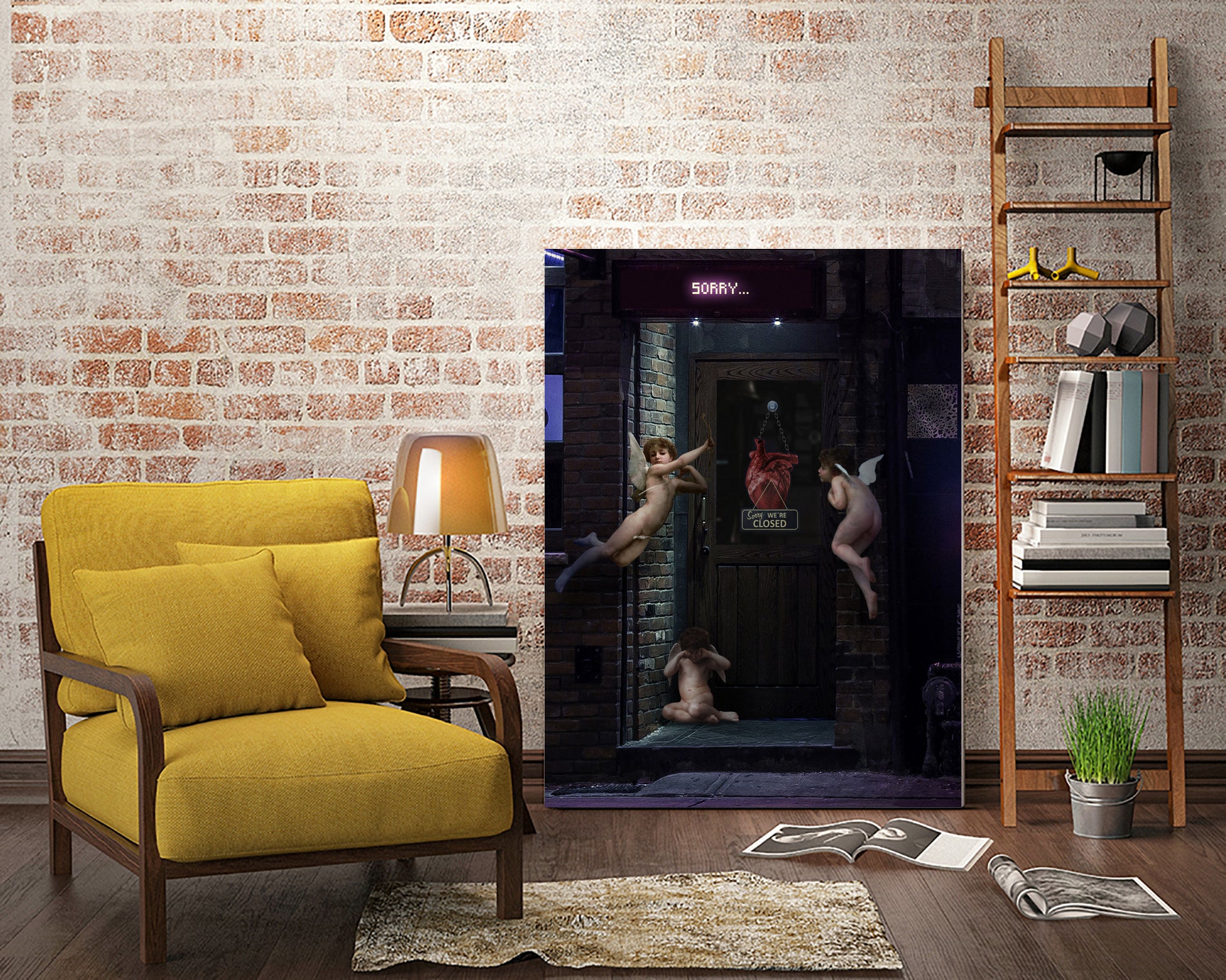 Sorry We're Closed... by Mehmet Geren on GIANT ART - blue photo manipulation