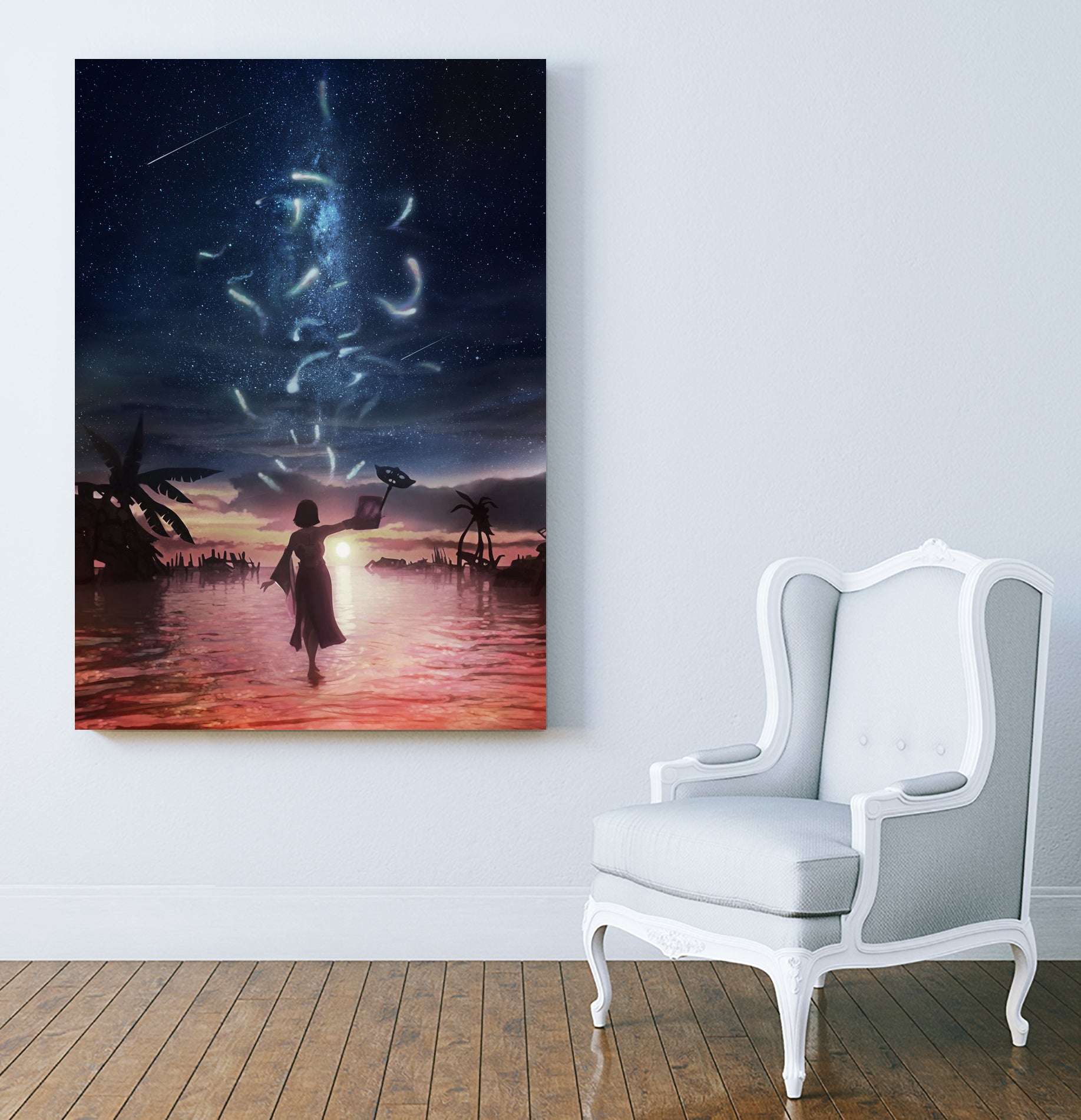 The sending by MCAshe 24 on GIANT ART - blue digital painting