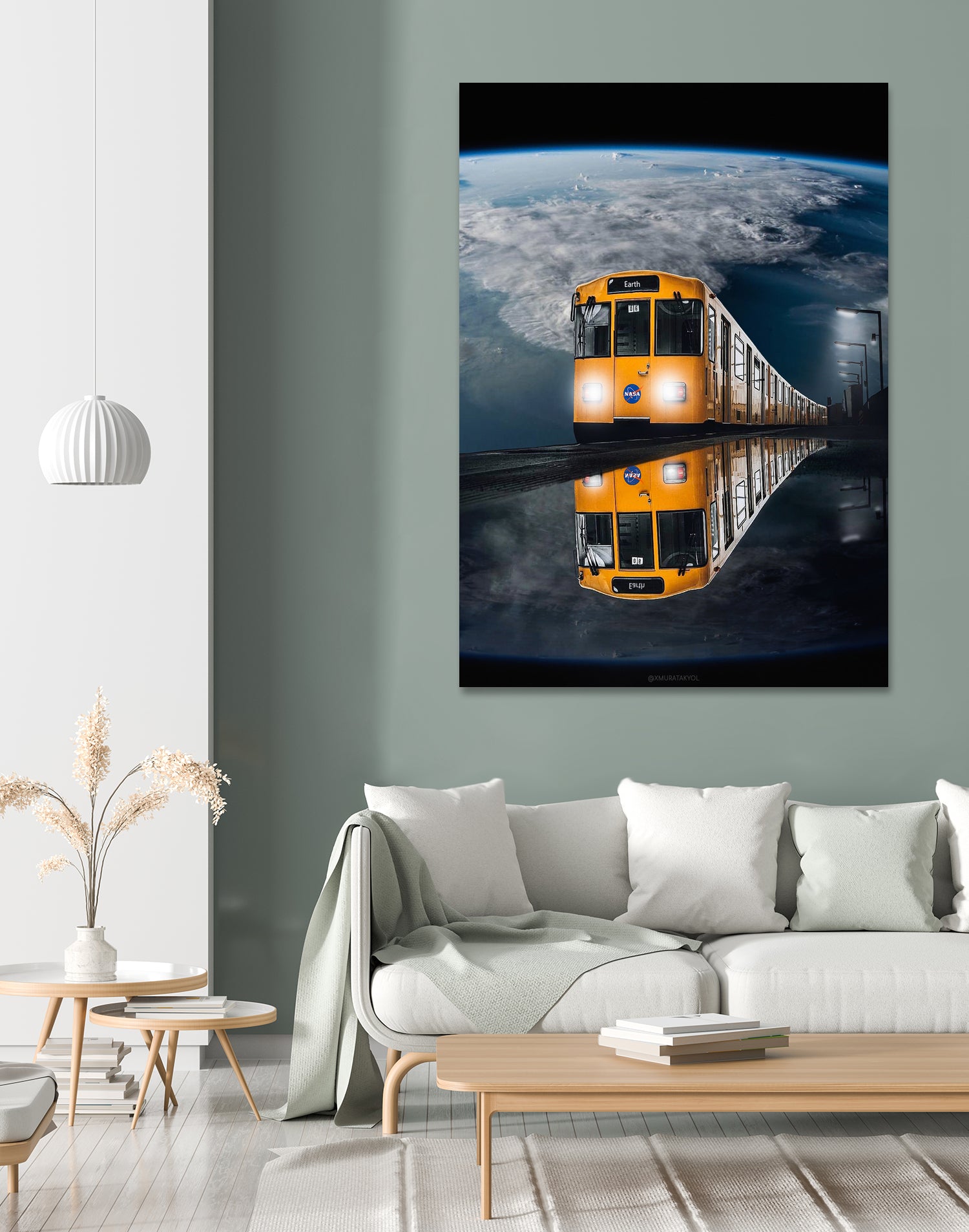 Space Earth by Murat Akyol on GIANT ART - white digital painting