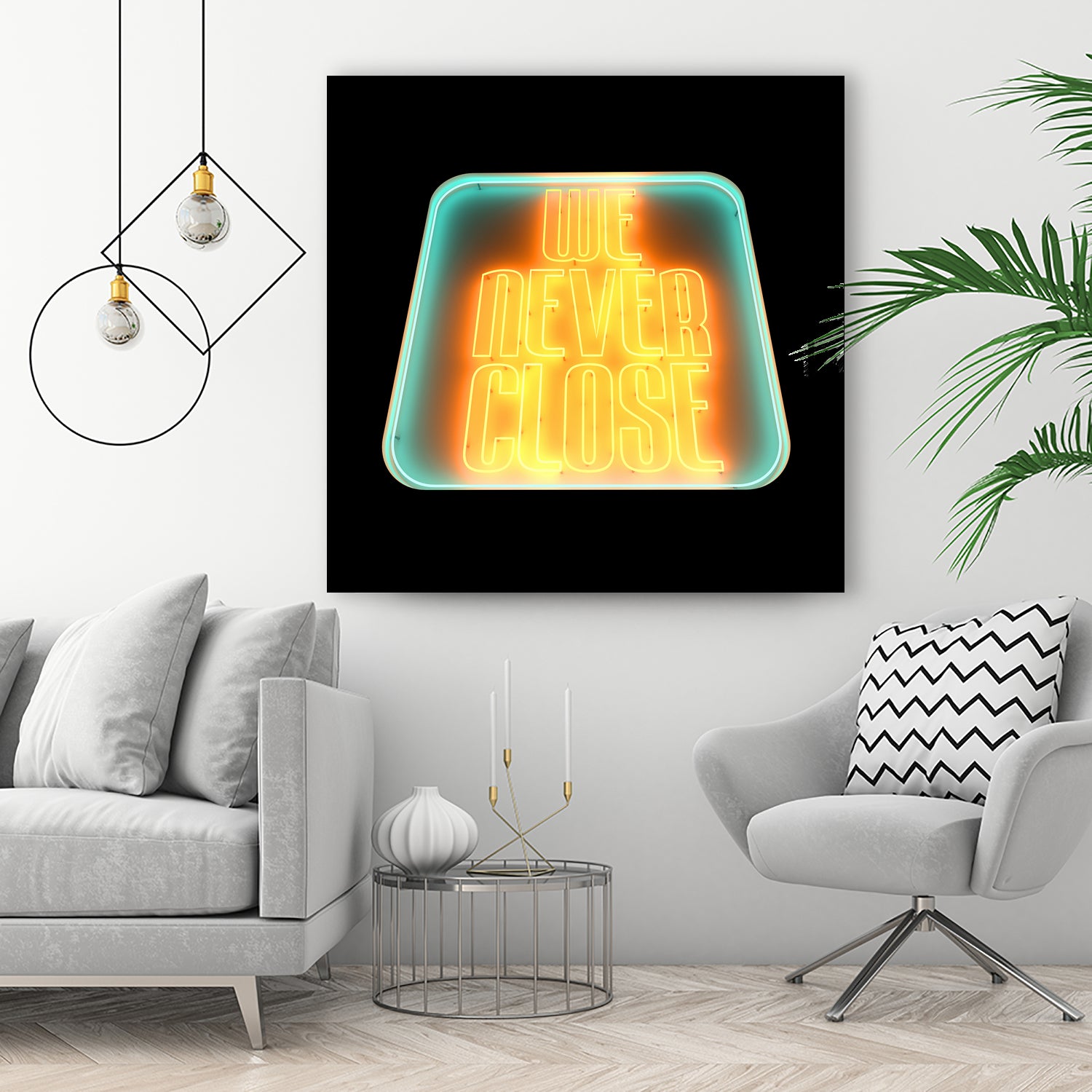 We never close by Ömer Korkmaz on GIANT ART - black 3d art