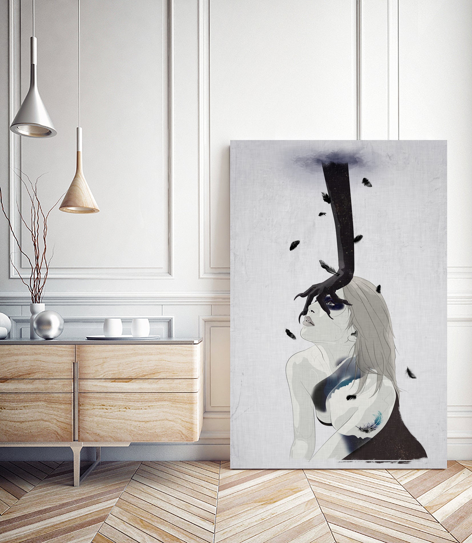 The Hand by Yuichi Suzuki on GIANT ART - black digital drawing