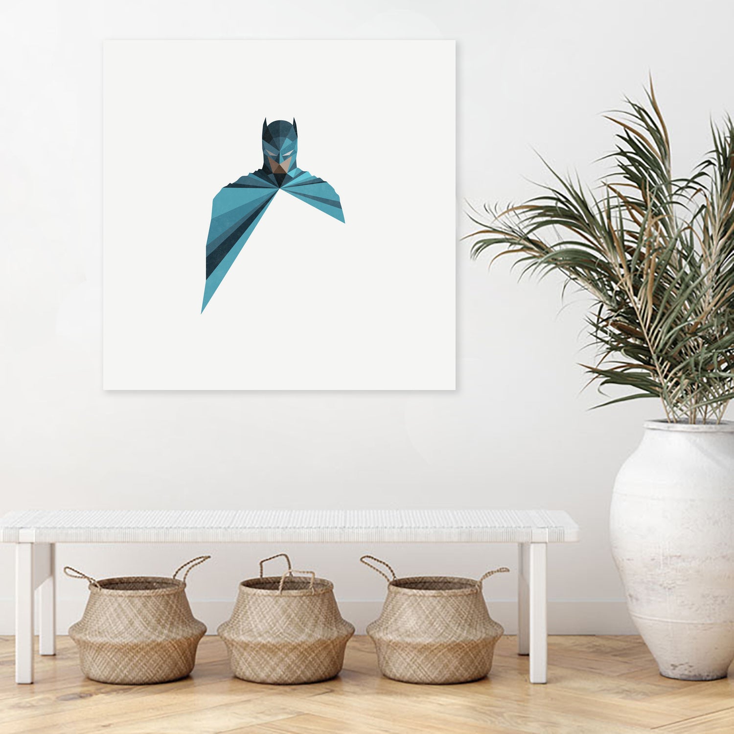 Dark as Knight by Jason Ratliff on GIANT ART - blue vector illustration