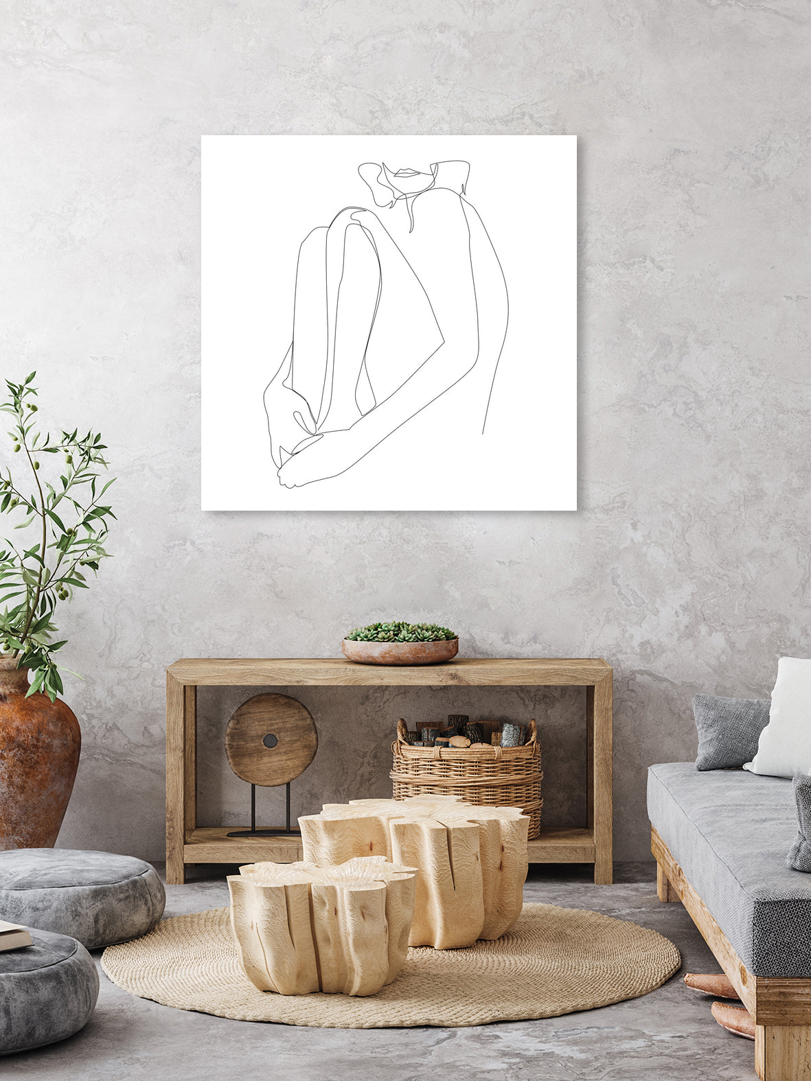 SACRAMENT - single line art by Andrew Strugallo on GIANT ART - white vector illustration