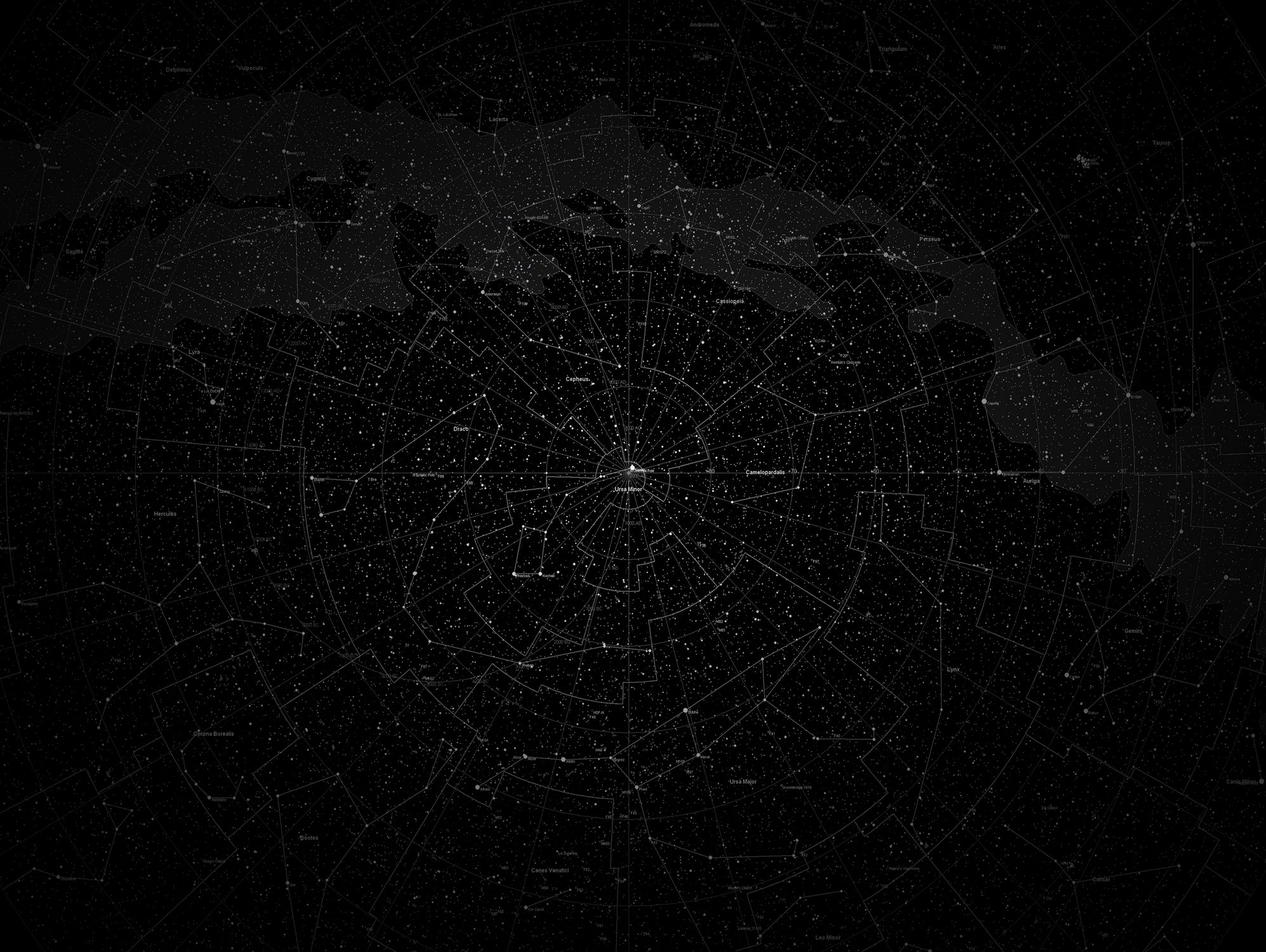 Galaxy Map by Nikita Abakumov on GIANT ART - black mixed media