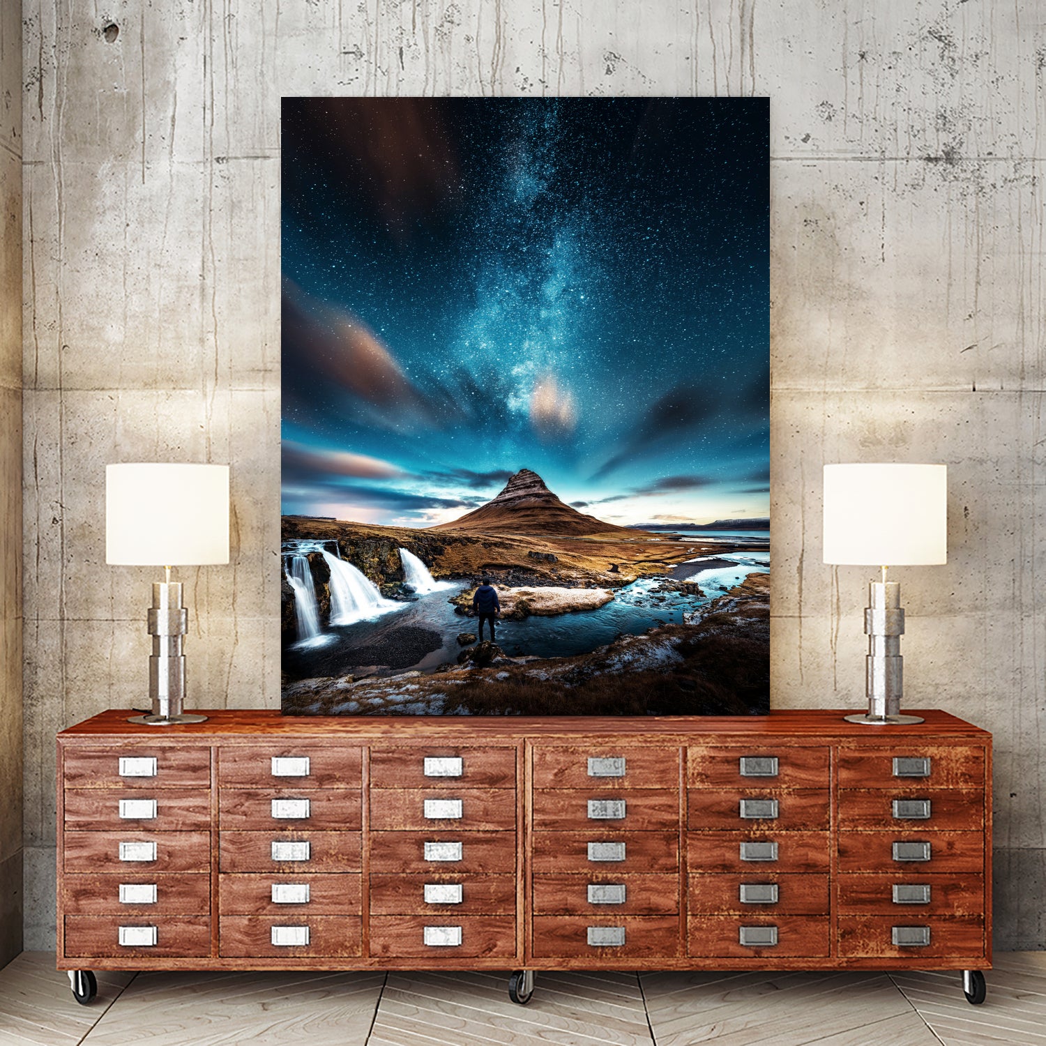 nature-37 by Nikita Abakumov on GIANT ART - blue mixed media