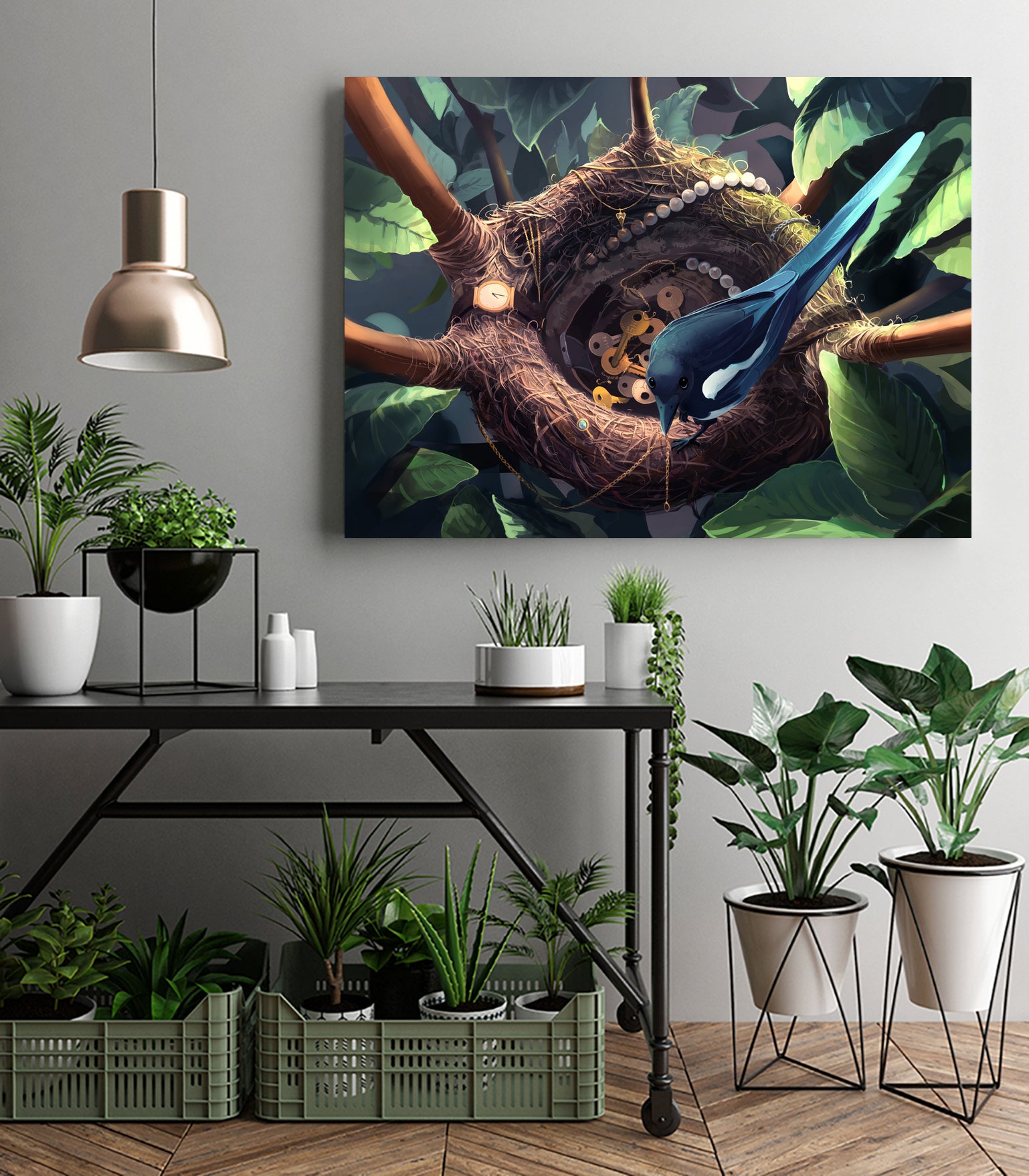 Seven Deadly Sins : Envy by Cyril Rolando on GIANT ART - green digital painting