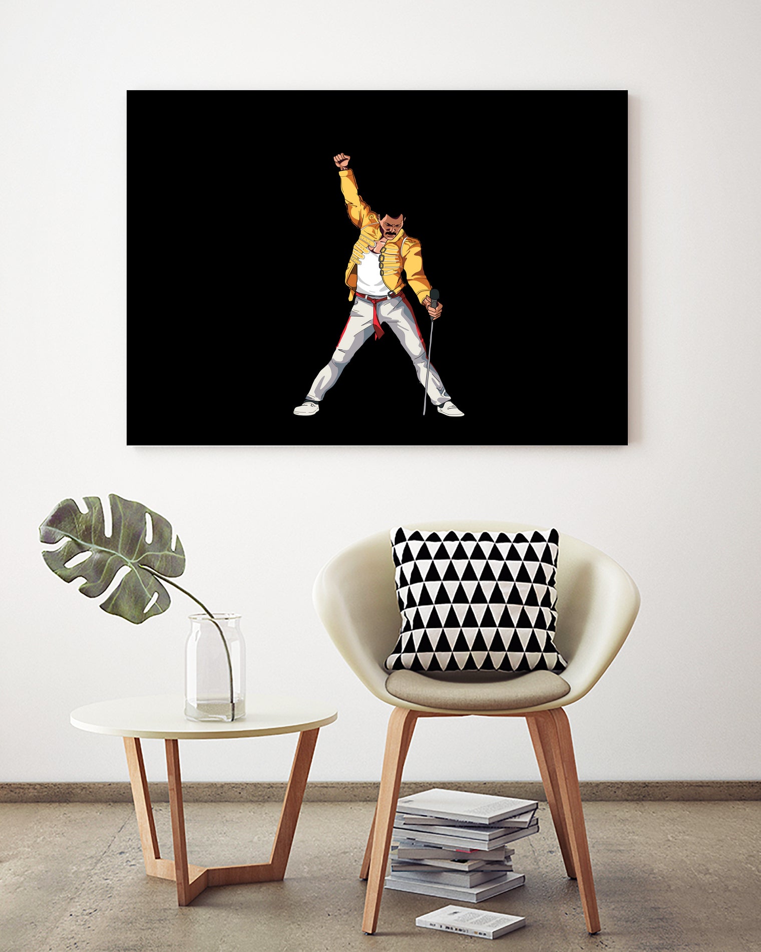 Freddy Mercury by Barbara Vigano on GIANT ART - yellow digital painting