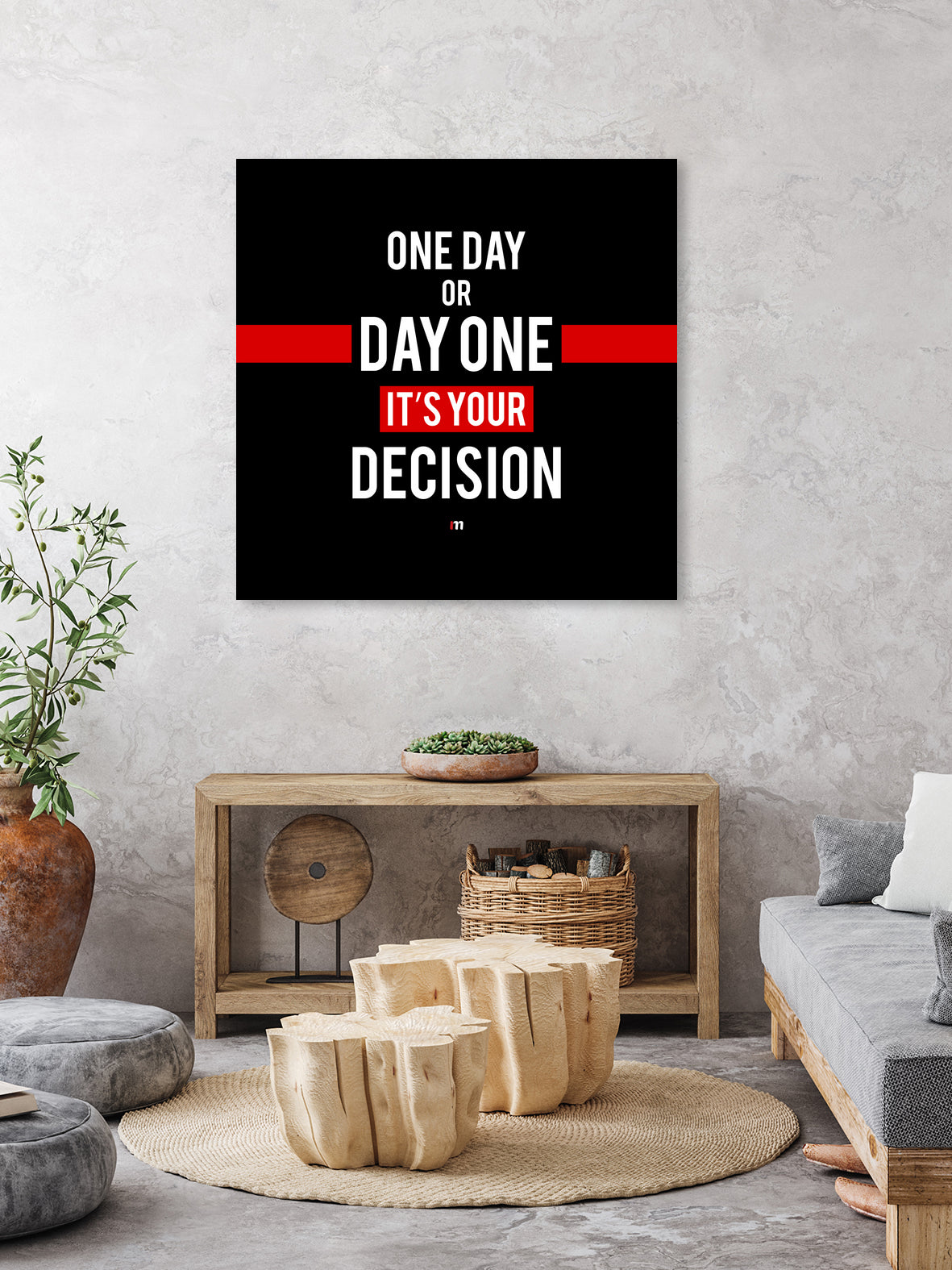 Decision by Mariana Angelova on GIANT ART - black typography