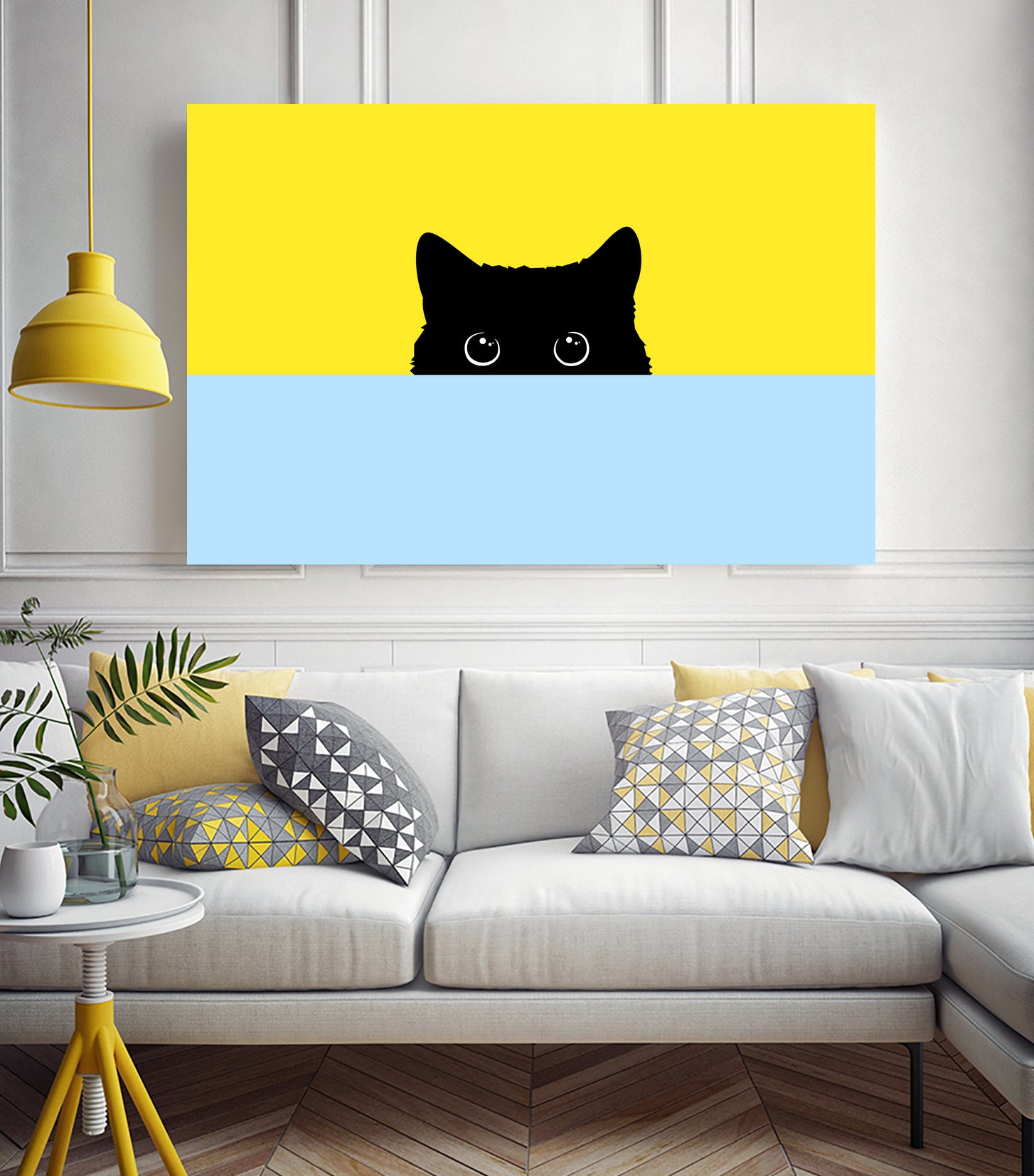 Kitty by Zelko Radic on GIANT ART - yellow character design