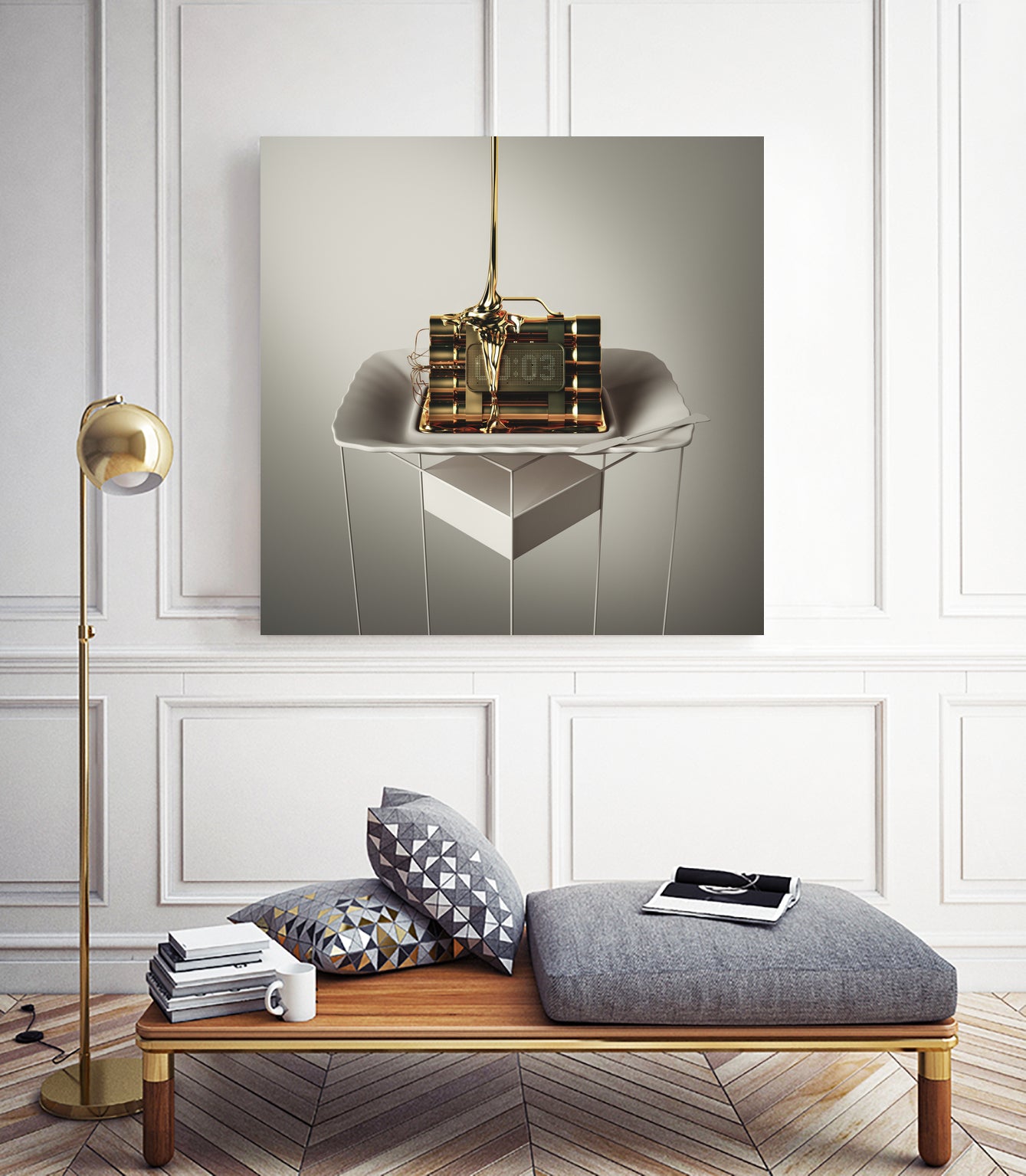 Fourth Meal - Tnt Bomb by Vigan Tafili on GIANT ART - white 3d art