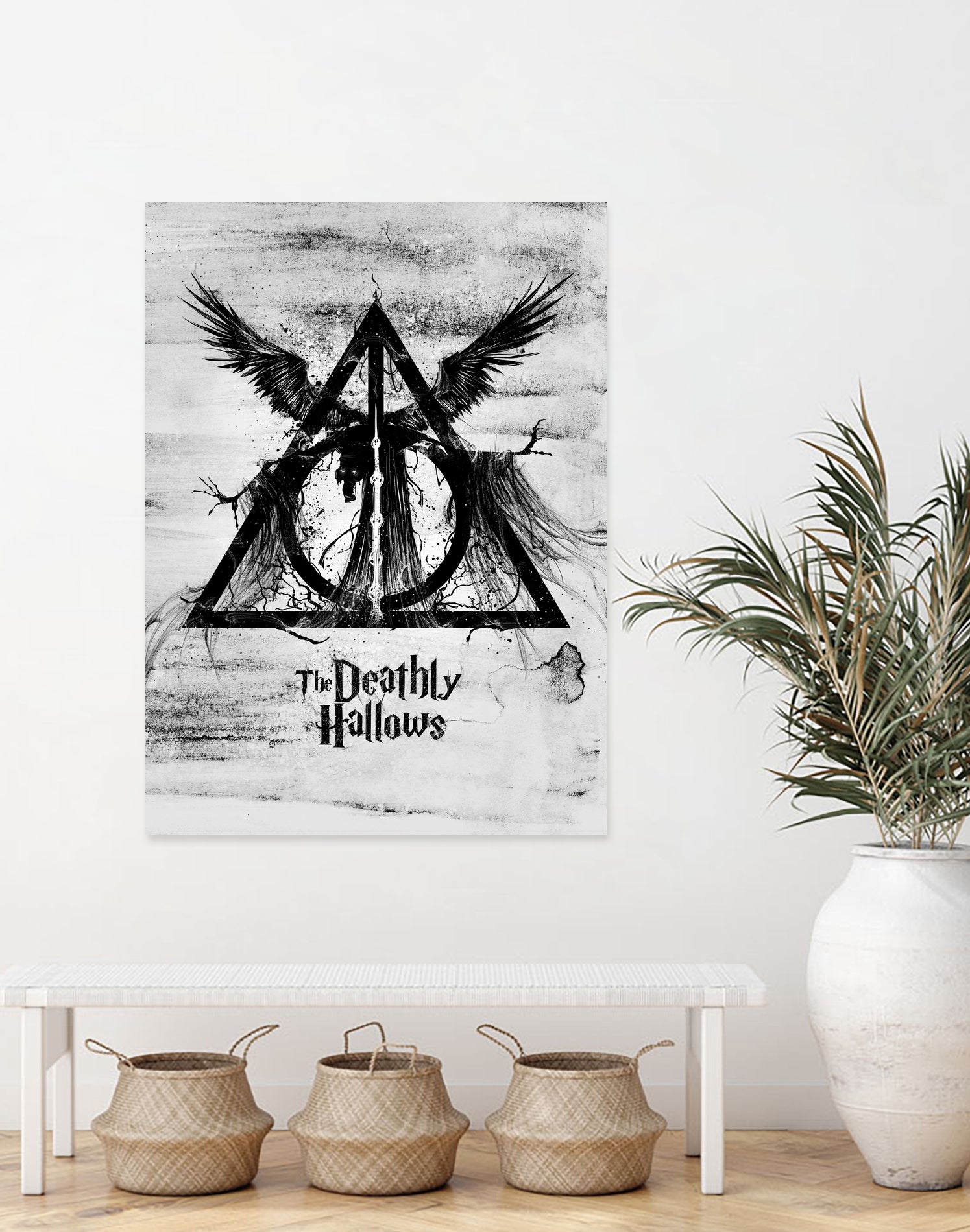 The Deathly Hallows by Nikita Abakumov on GIANT ART - gray digital painting