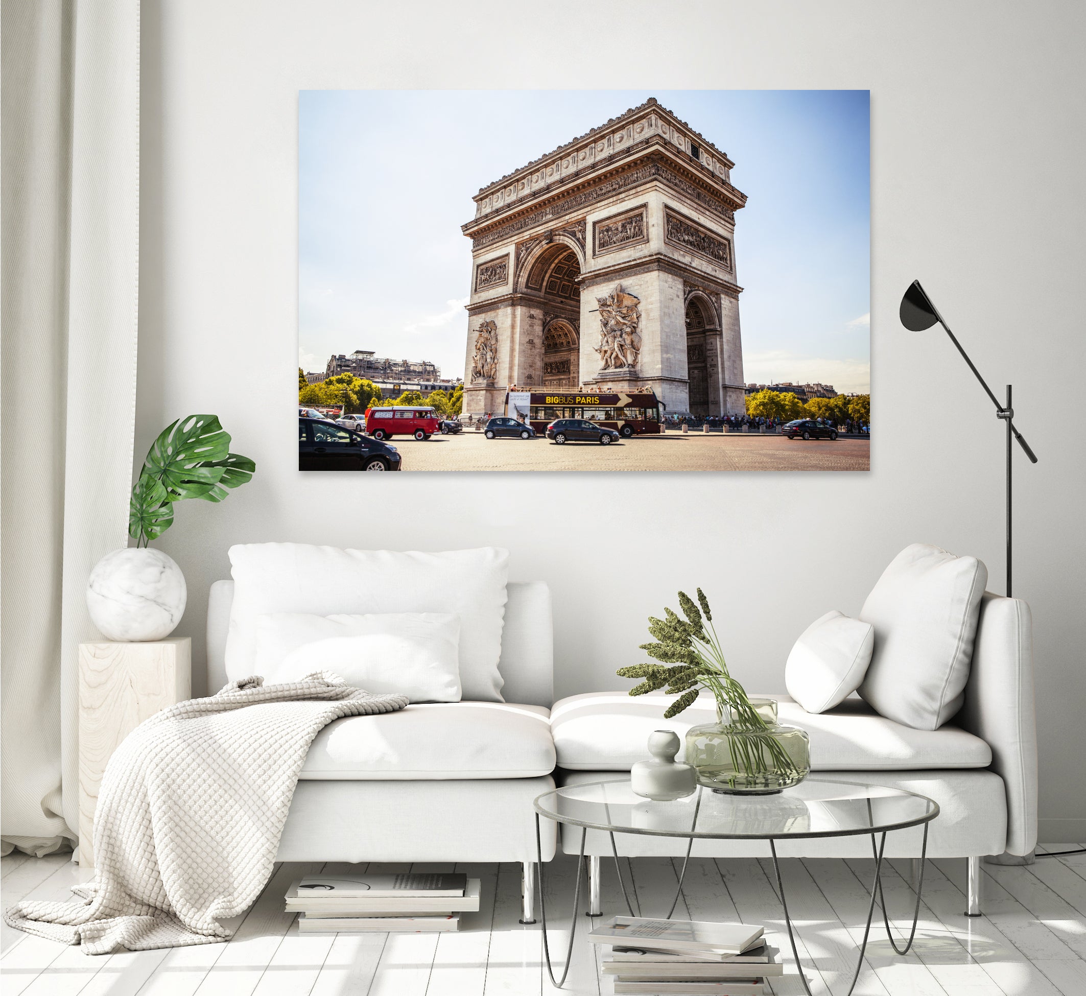 Arc de Triumph. by Art Kireev on GIANT ART - blue digital drawing