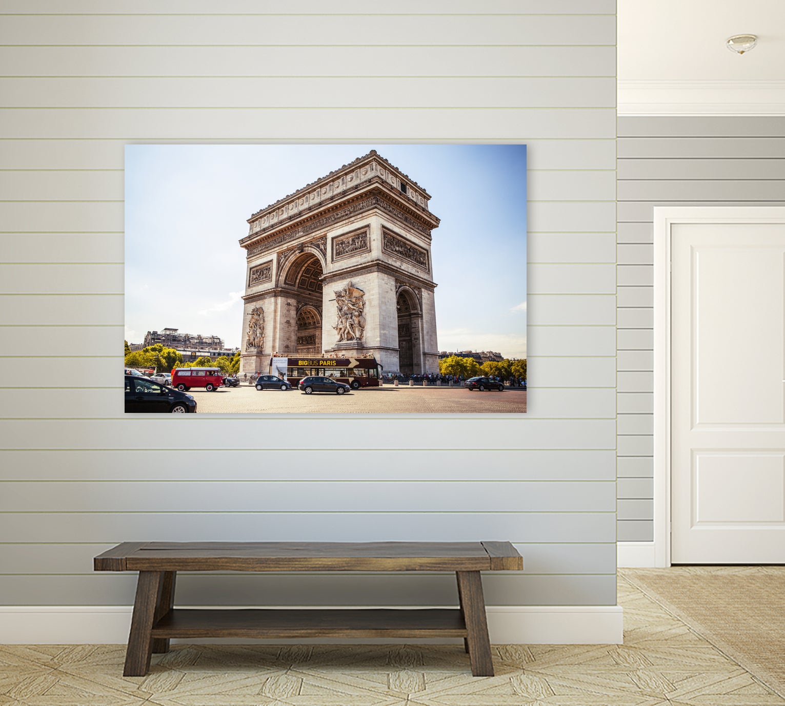 Arc de Triumph. by Art Kireev on GIANT ART - blue digital drawing