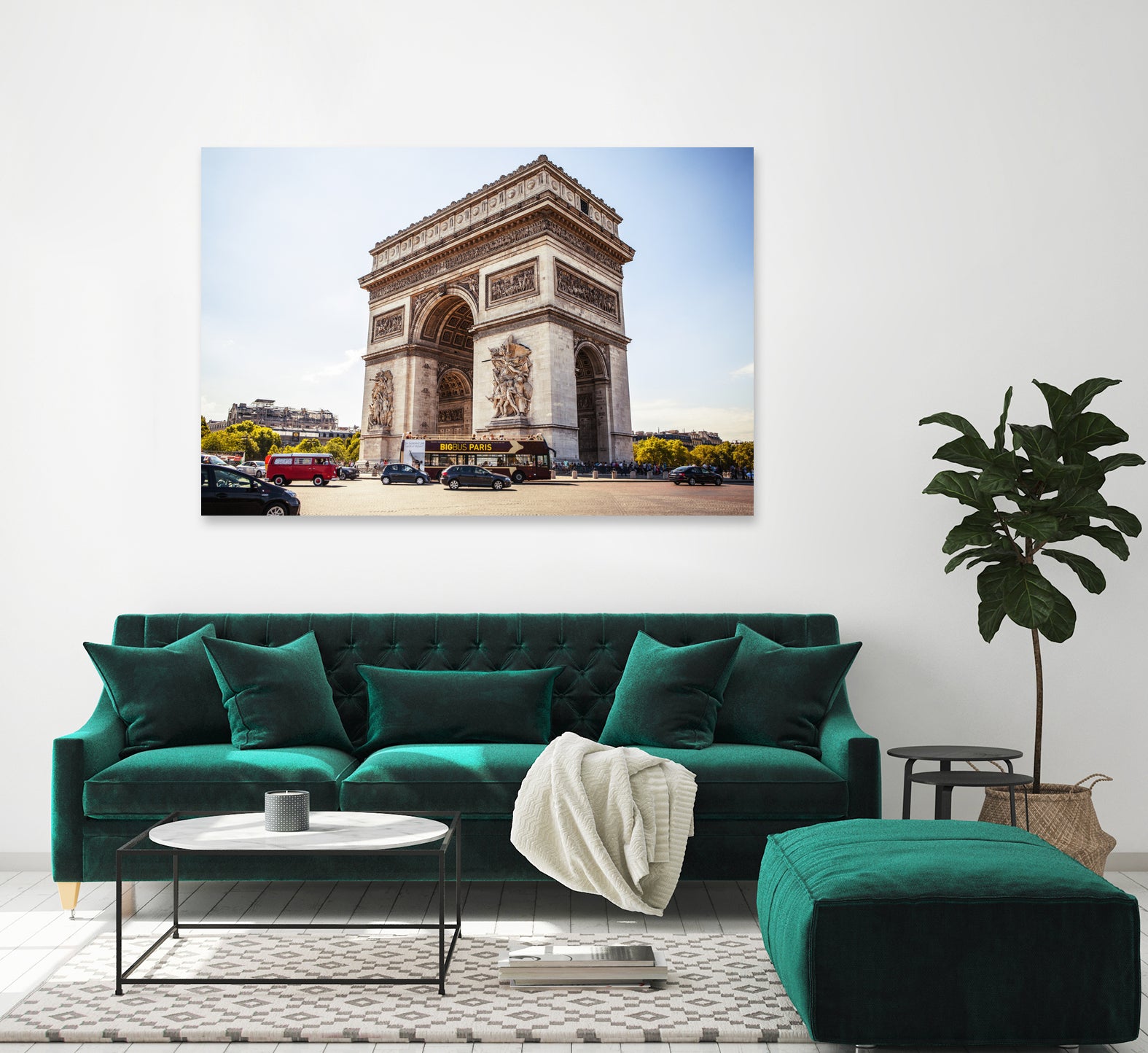 Arc de Triumph. by Art Kireev on GIANT ART - blue digital drawing