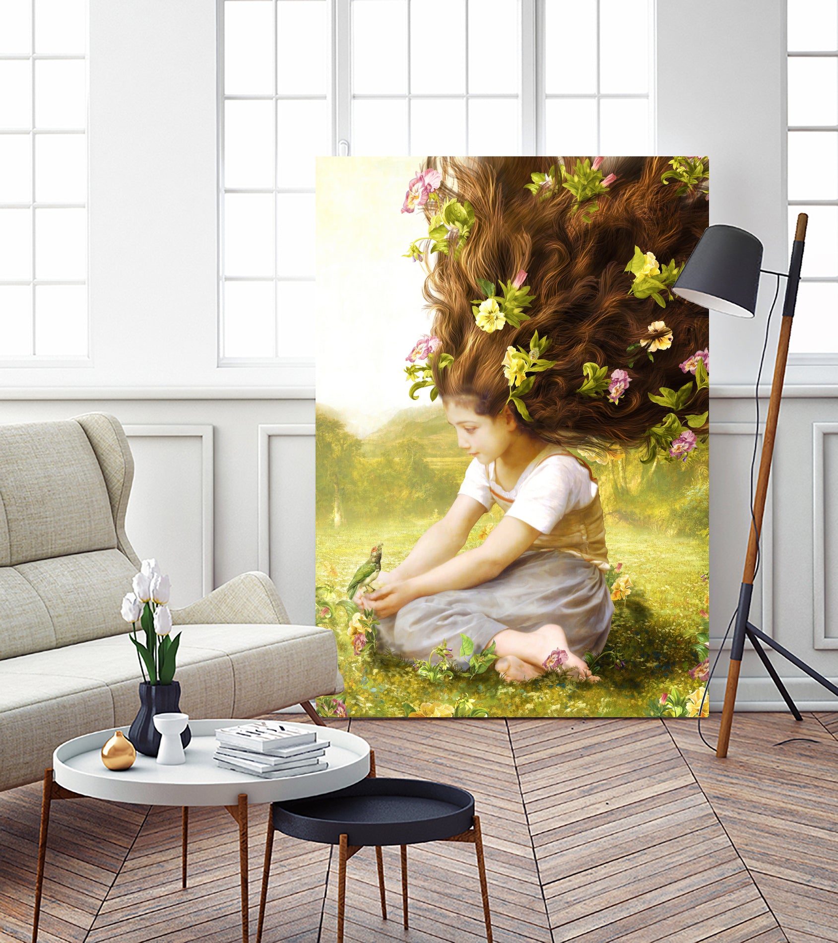 Bird of Hope by Diogo Veríssimo on GIANT ART - green character design