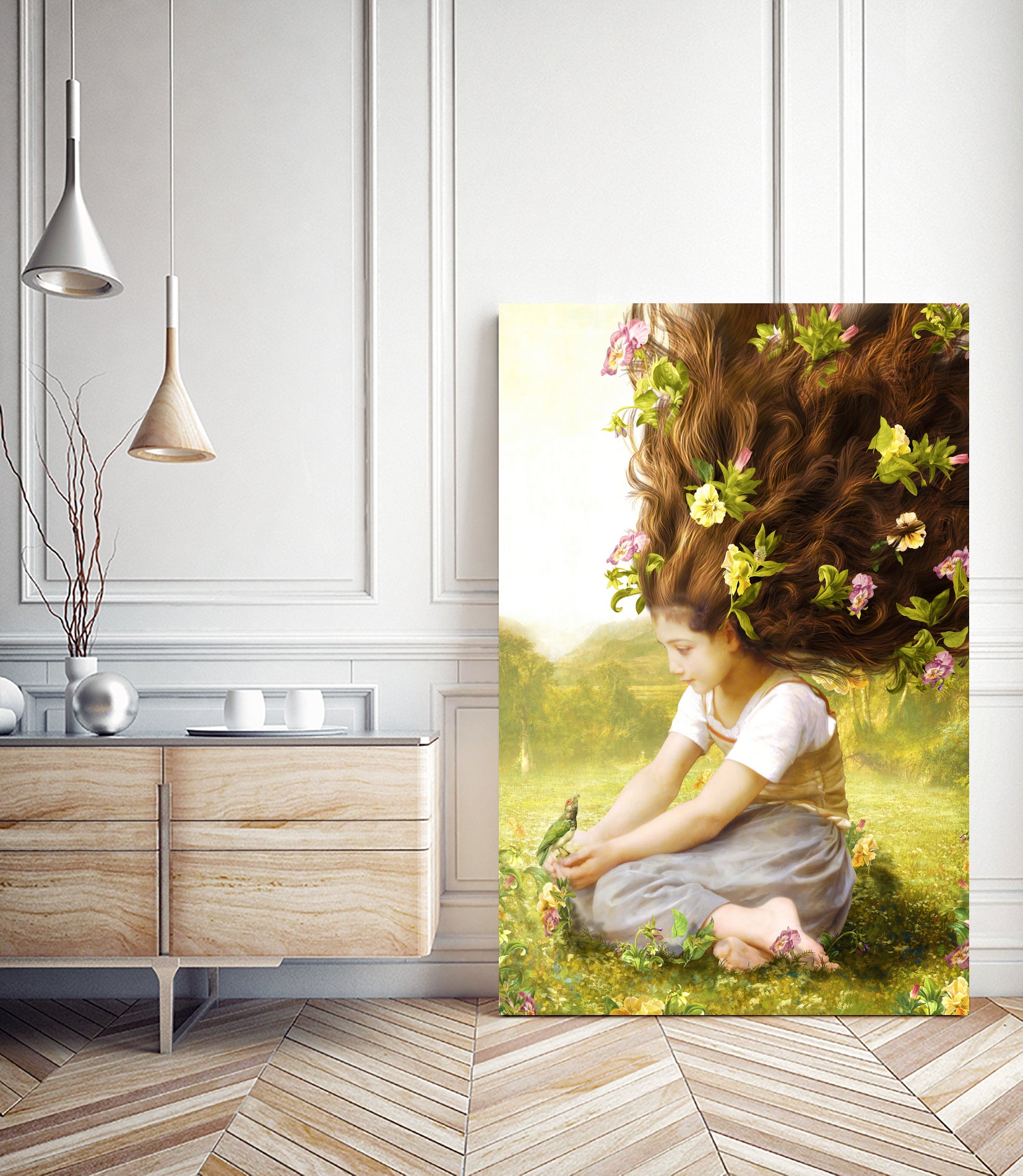 Bird of Hope by Diogo Veríssimo on GIANT ART - green character design