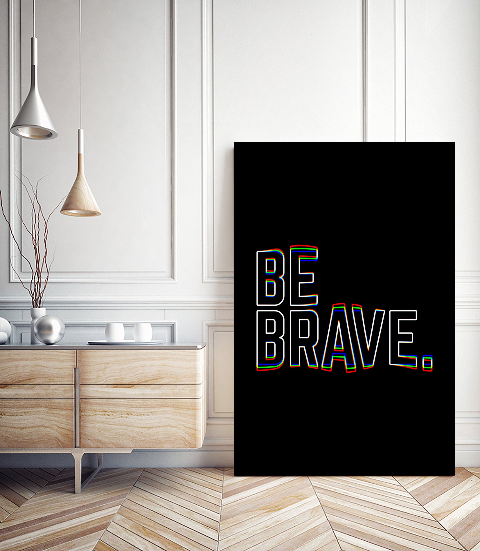 Be Brave by Afif Quilimo on GIANT ART - black digital painting