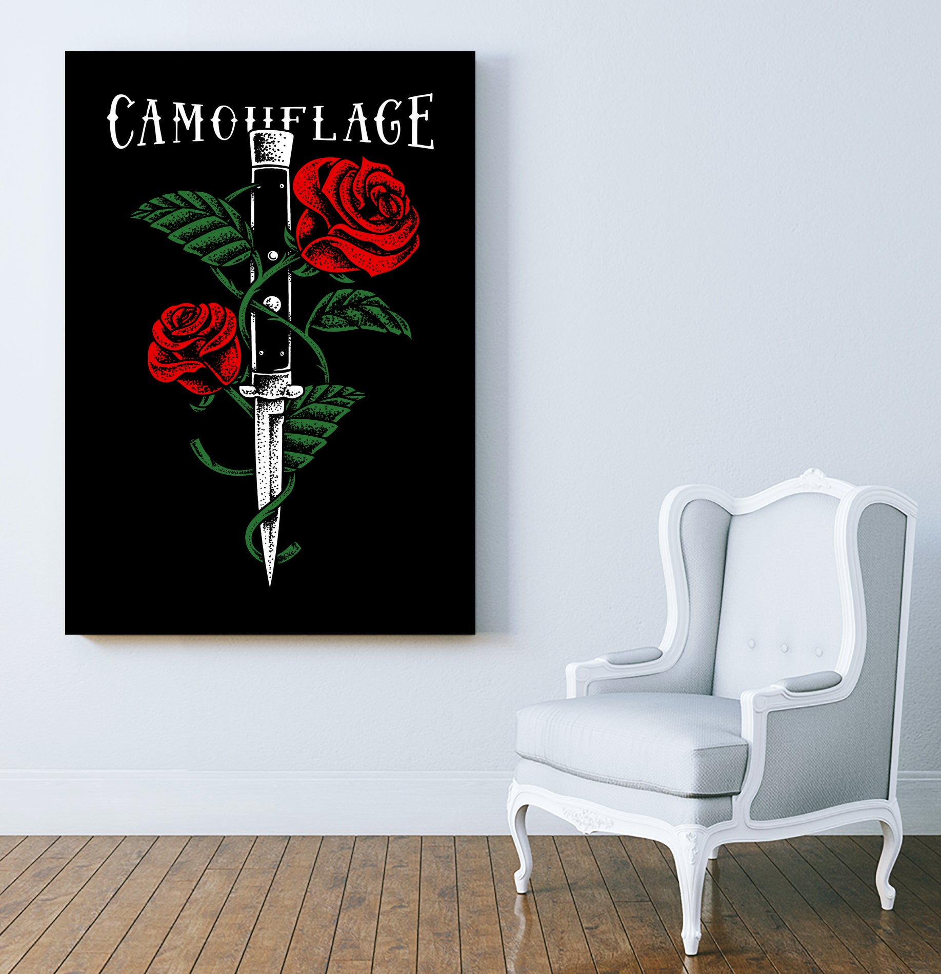 Camouflage by Afif Quilimo on GIANT ART - black digital painting