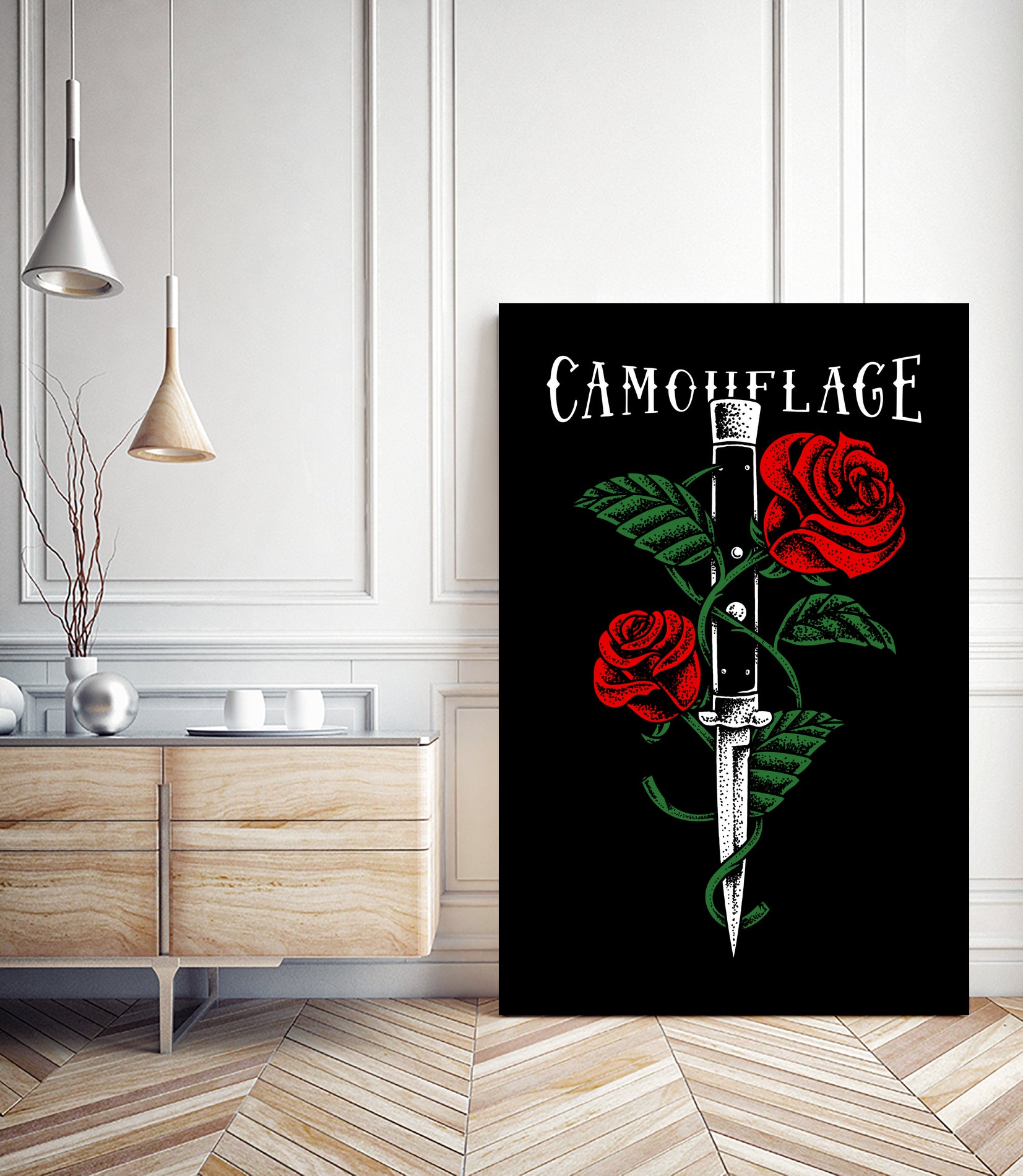 Camouflage by Afif Quilimo on GIANT ART - black digital painting