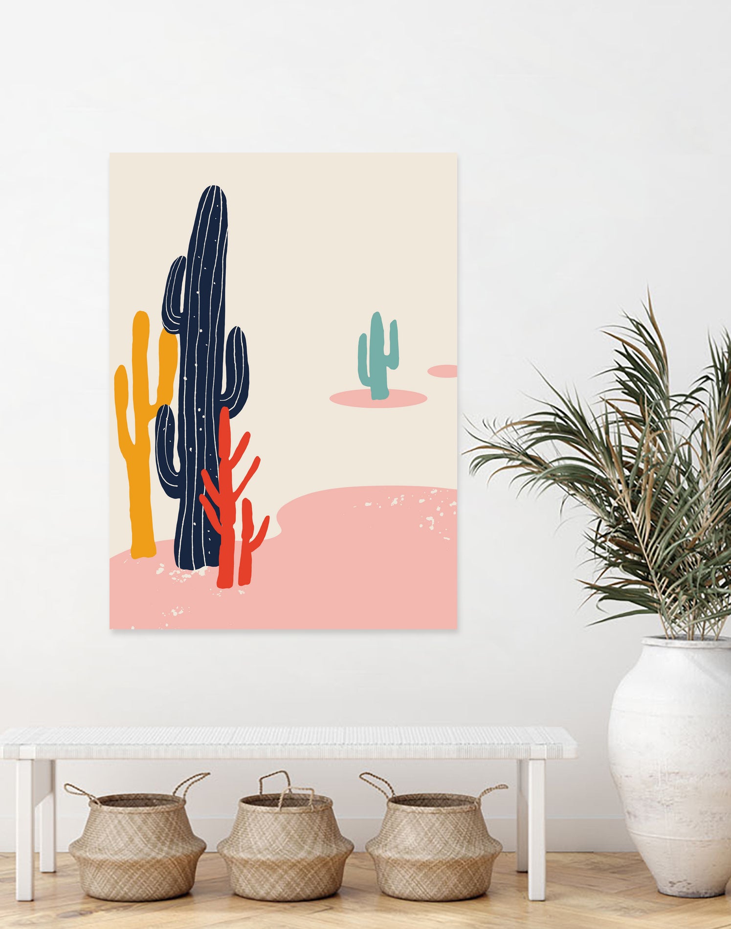 desert plants by TANG BEINAN on GIANT ART - yellow digital painting