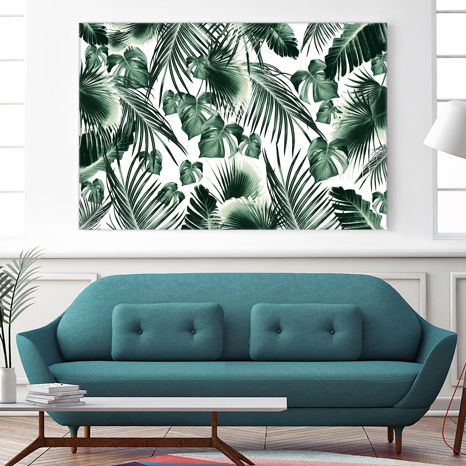 Tropical Jungle Leaves 7 by Anitas Bellas Art on GIANT ART - green botanical leaves