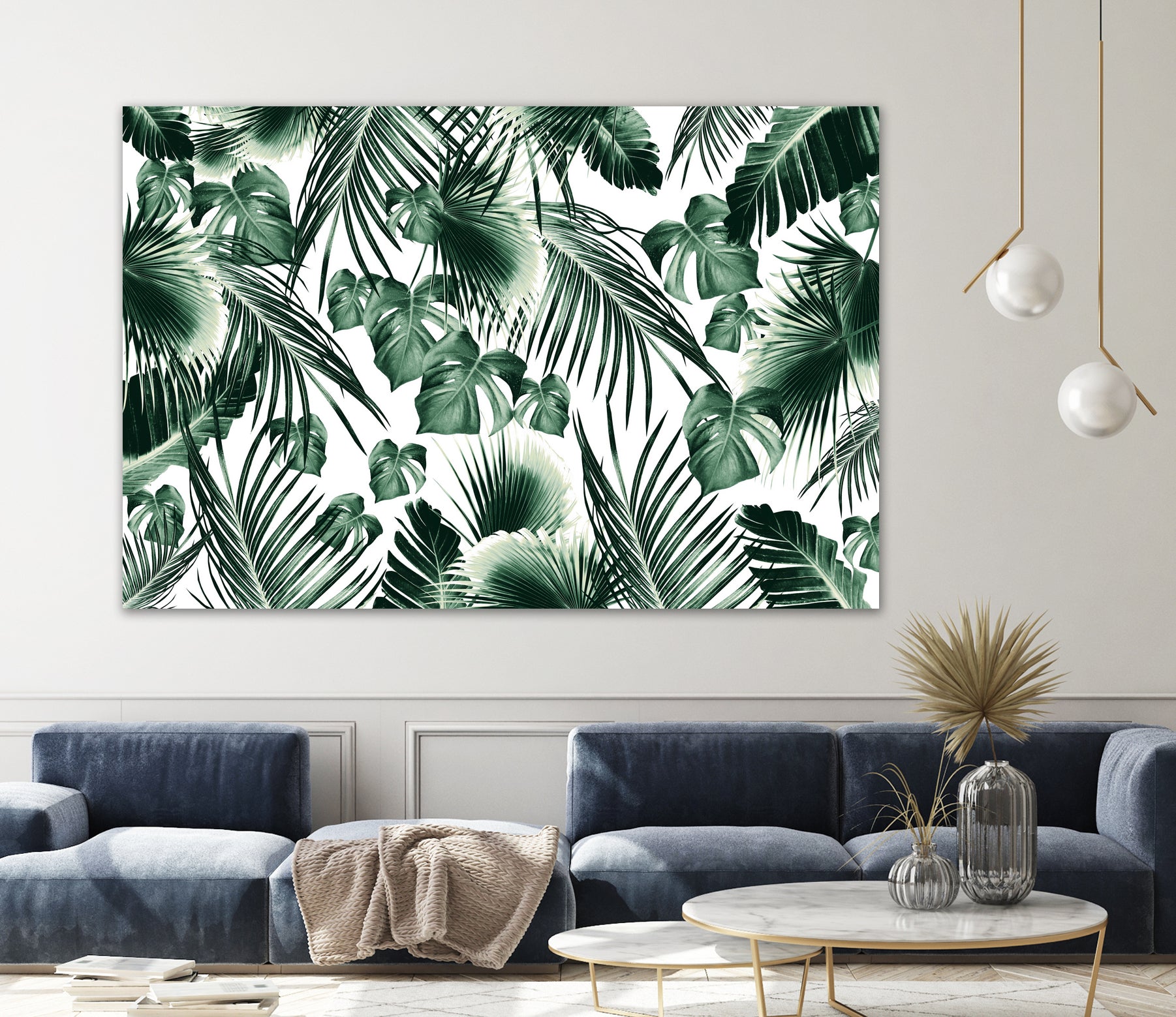 Tropical Jungle Leaves 7 by Anitas Bellas Art on GIANT ART - green botanical leaves