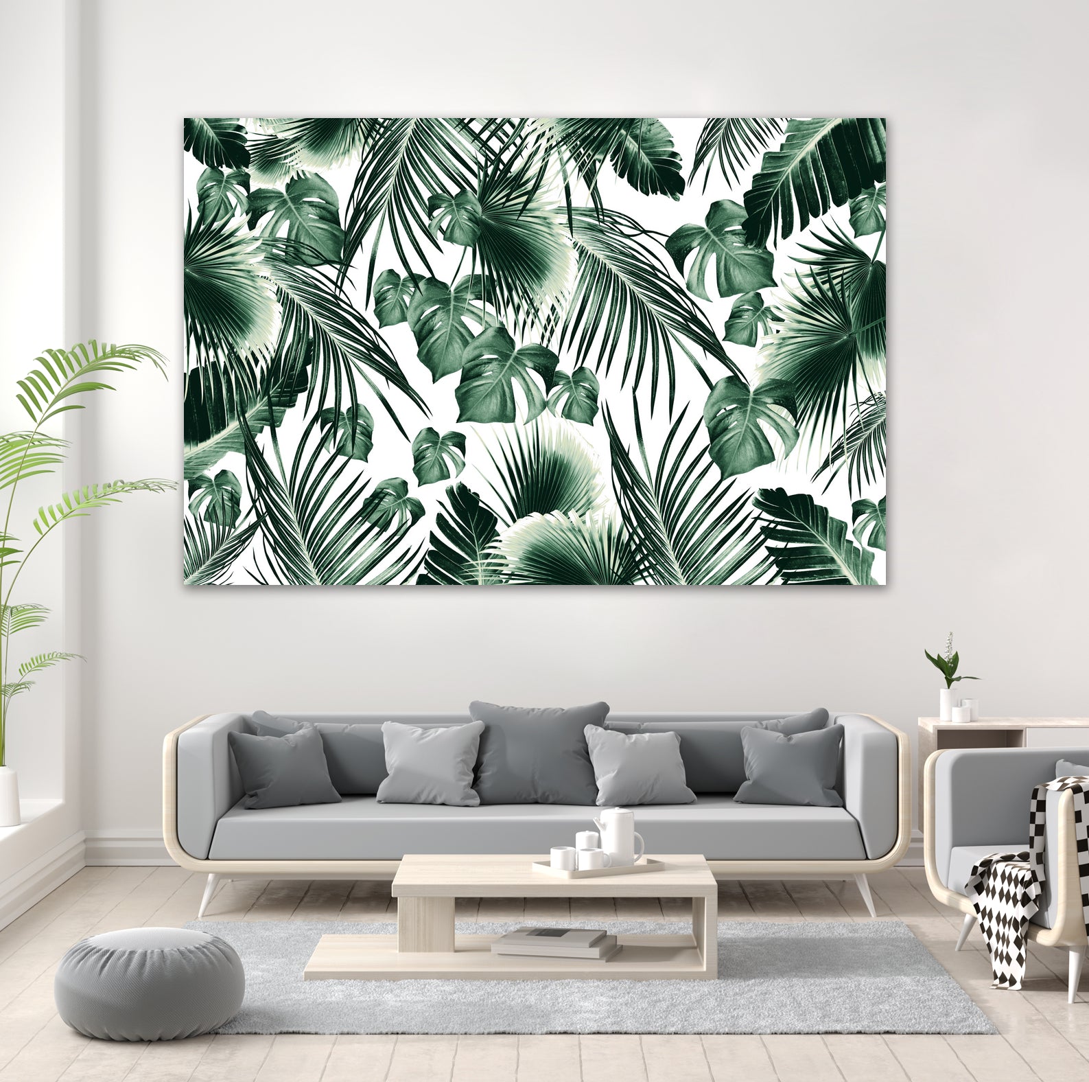 Tropical Jungle Leaves 7 by Anitas Bellas Art on GIANT ART - green botanical leaves