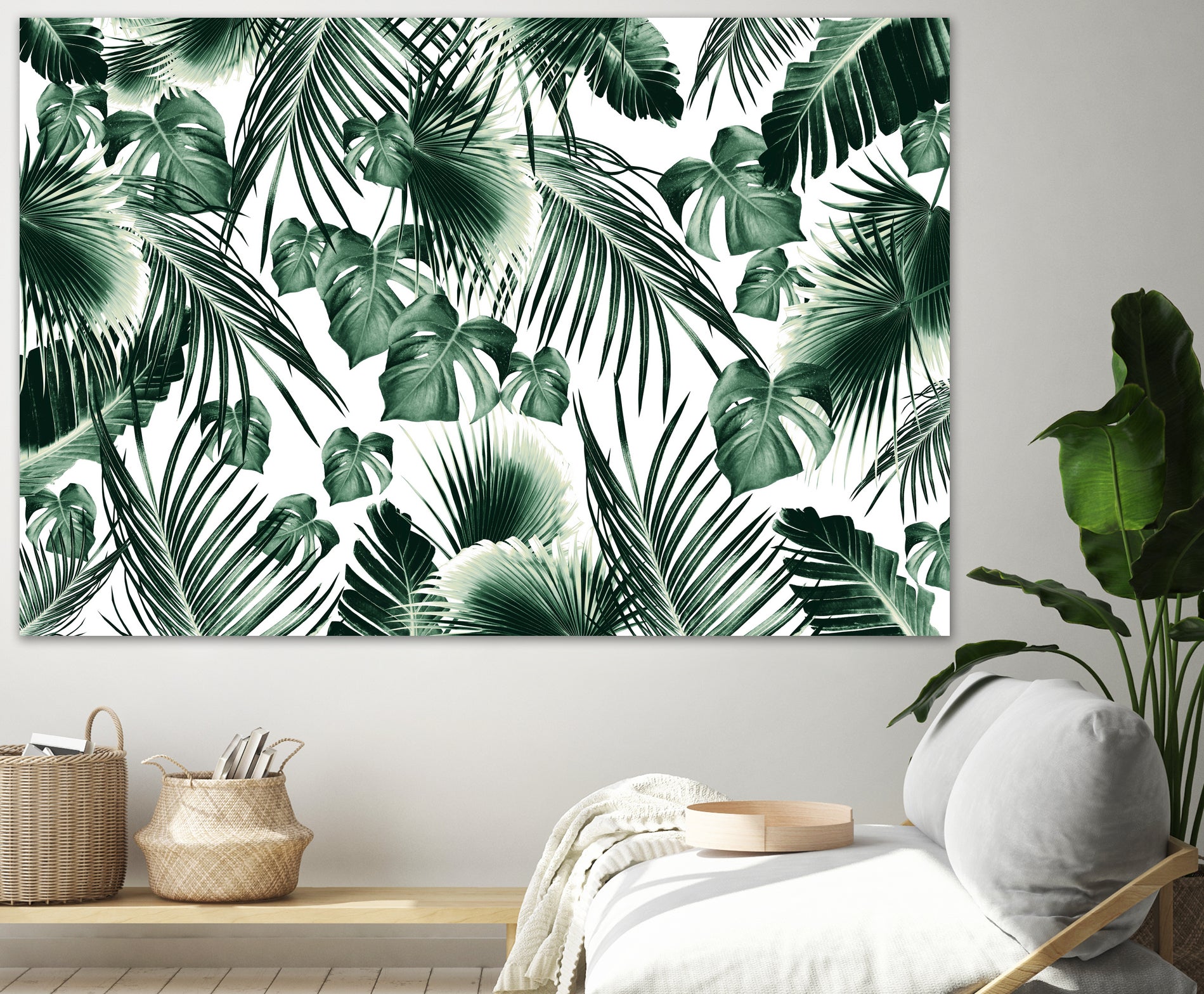 Tropical Jungle Leaves 7 by Anitas Bellas Art on GIANT ART - green botanical leaves