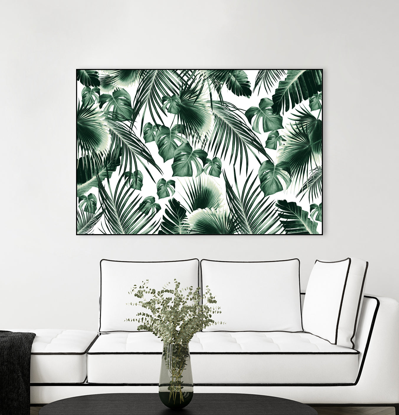 Tropical Jungle Leaves 7 by Anitas Bellas Art on GIANT ART - green botanical leaves