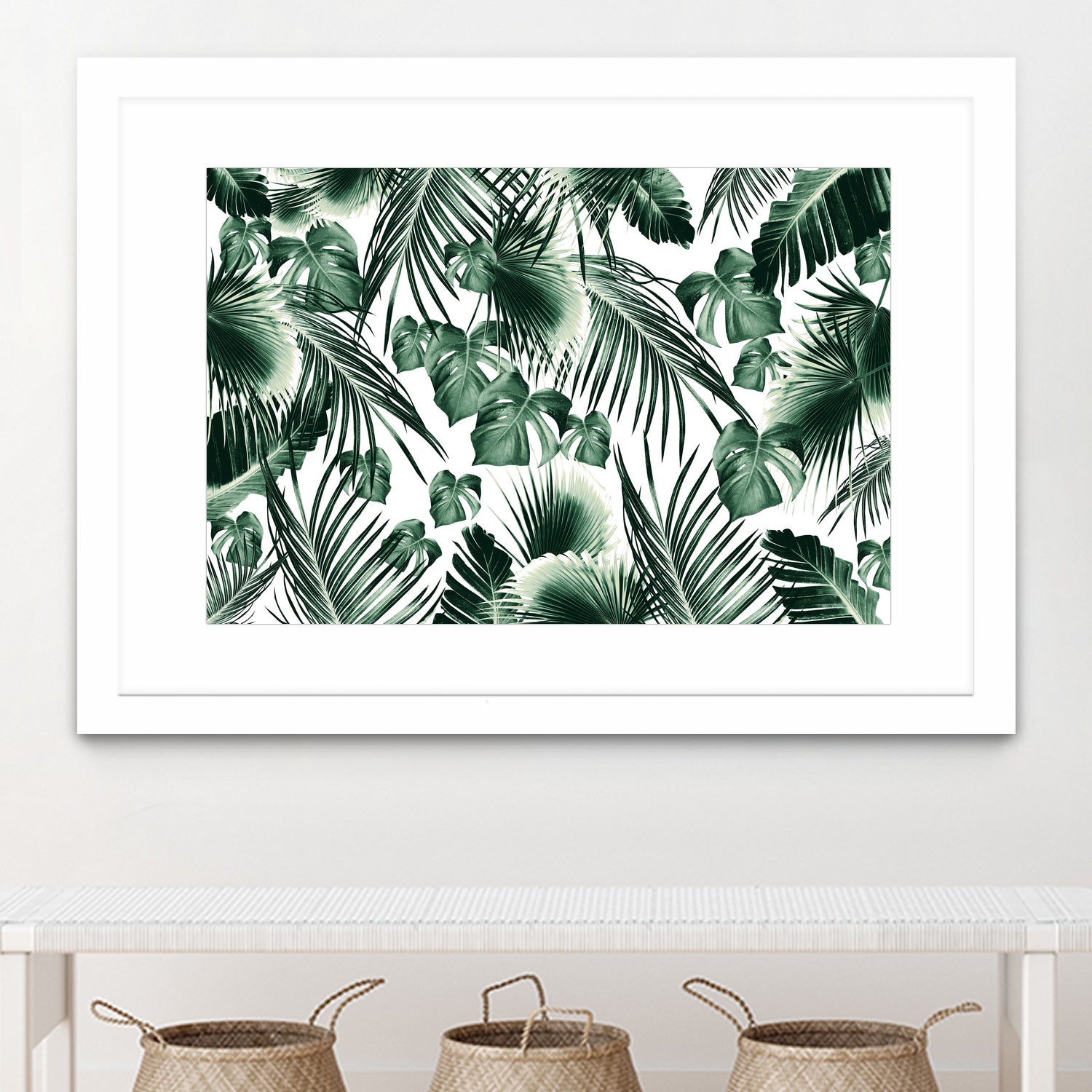 Tropical Jungle Leaves 7 by Anitas Bellas Art on GIANT ART - green botanical leaves