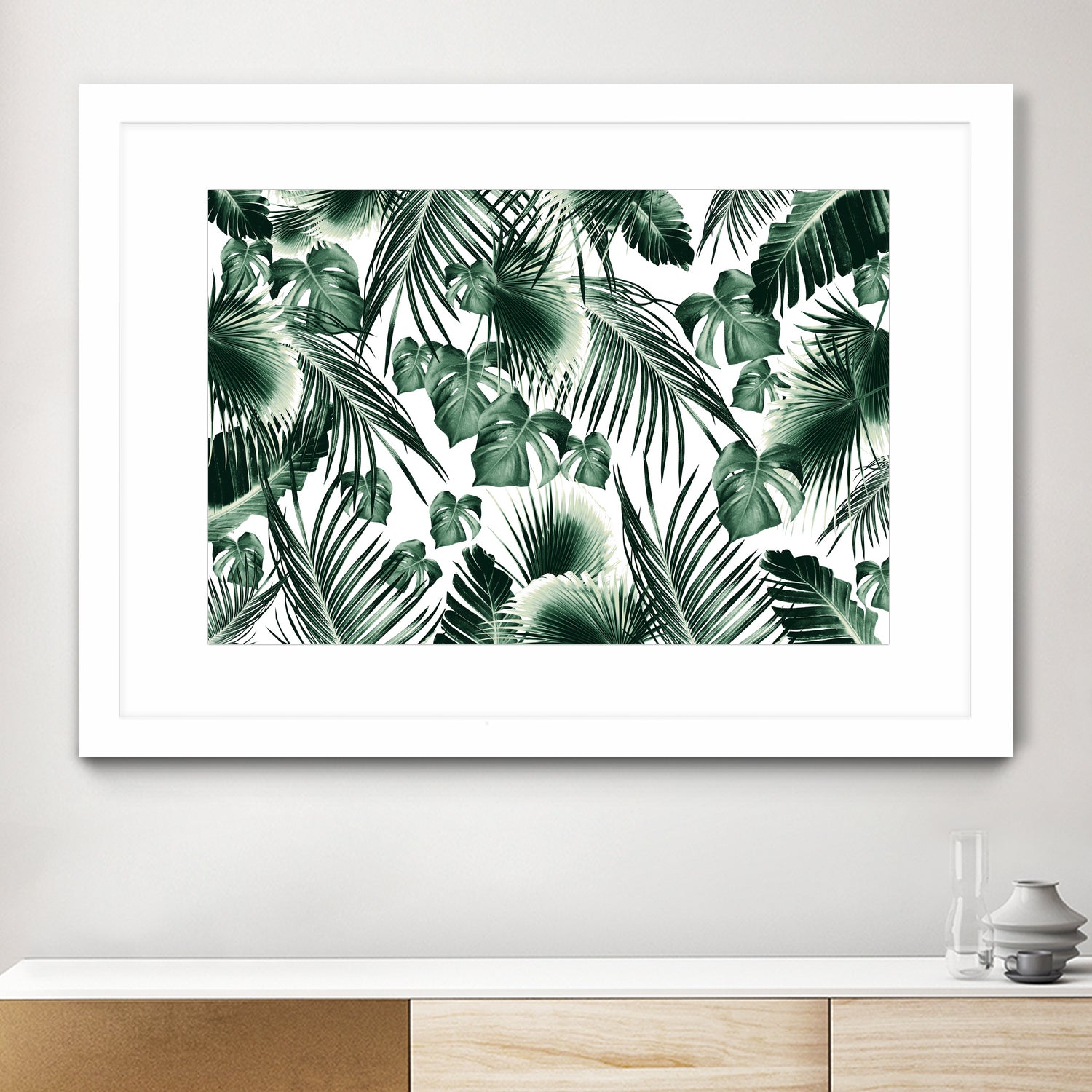 Tropical Jungle Leaves 7 by Anitas Bellas Art on GIANT ART - green botanical leaves